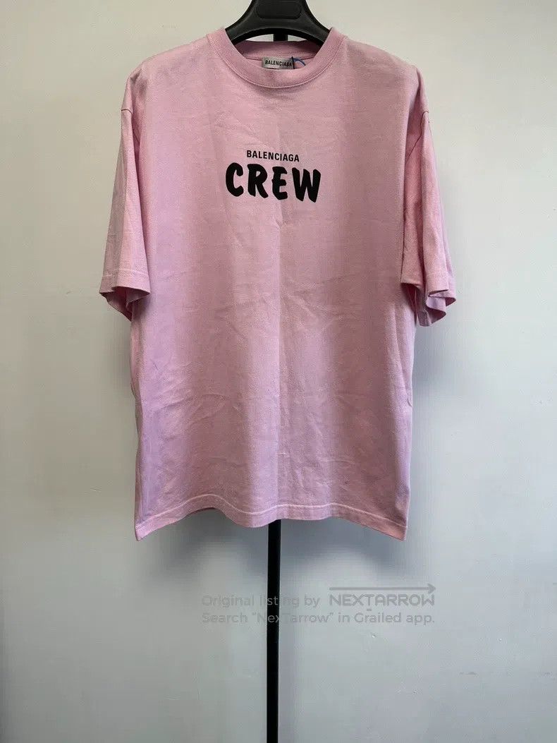 Balenciaga Balenciaga Crew Letter Print Short Sleeve Size US XS / EU 42 / 0 - 1 Thumbnail