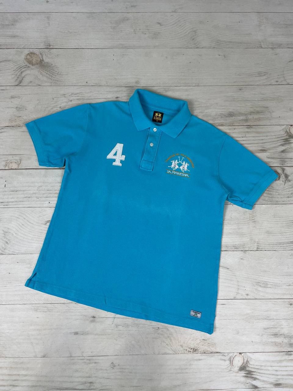 La Martina Vintage La Martina Polo Shirt Big Logo Size US M / EU 48-50 / 2 - 1 Thumbnail