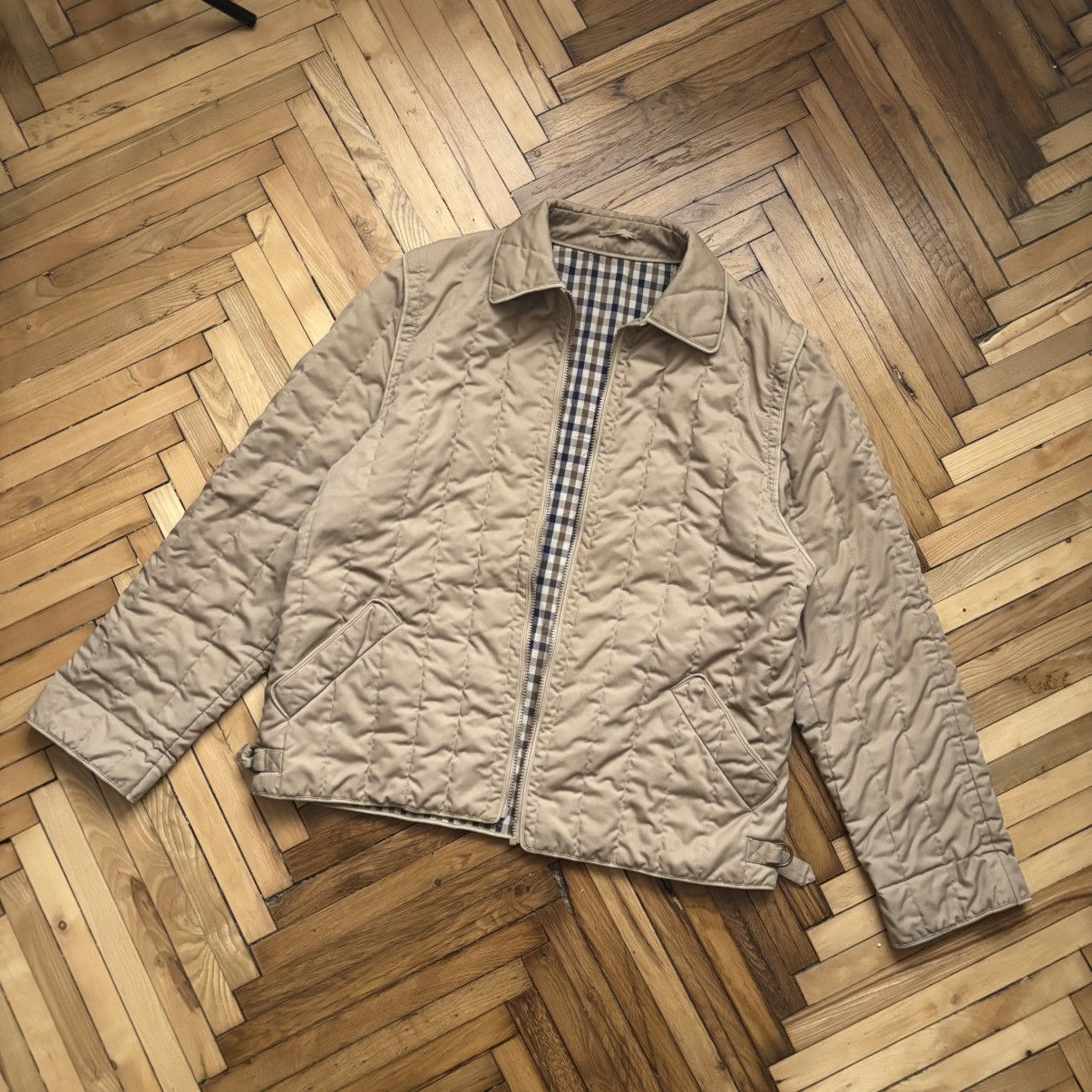 Aquascutum × Vintage Vintage 90’s Aquascutum Quilted Jacket Rare Item Size US L / EU 52-54 / 3 - 1 Thumbnail