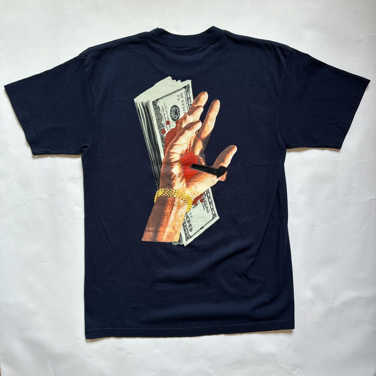 Freshjive Freshjive Crucified Tee WTFIRGO Navy Size US M / EU 48-50 / 2 - 1 Thumbnail