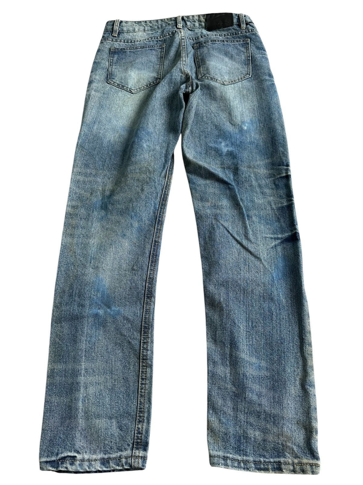 Hysteric Glamour ARCHIVE KILL CITY CRAZY SICK WASHED DENIM JEANS Size US 30 / EU 46 - 2 Thumbnail