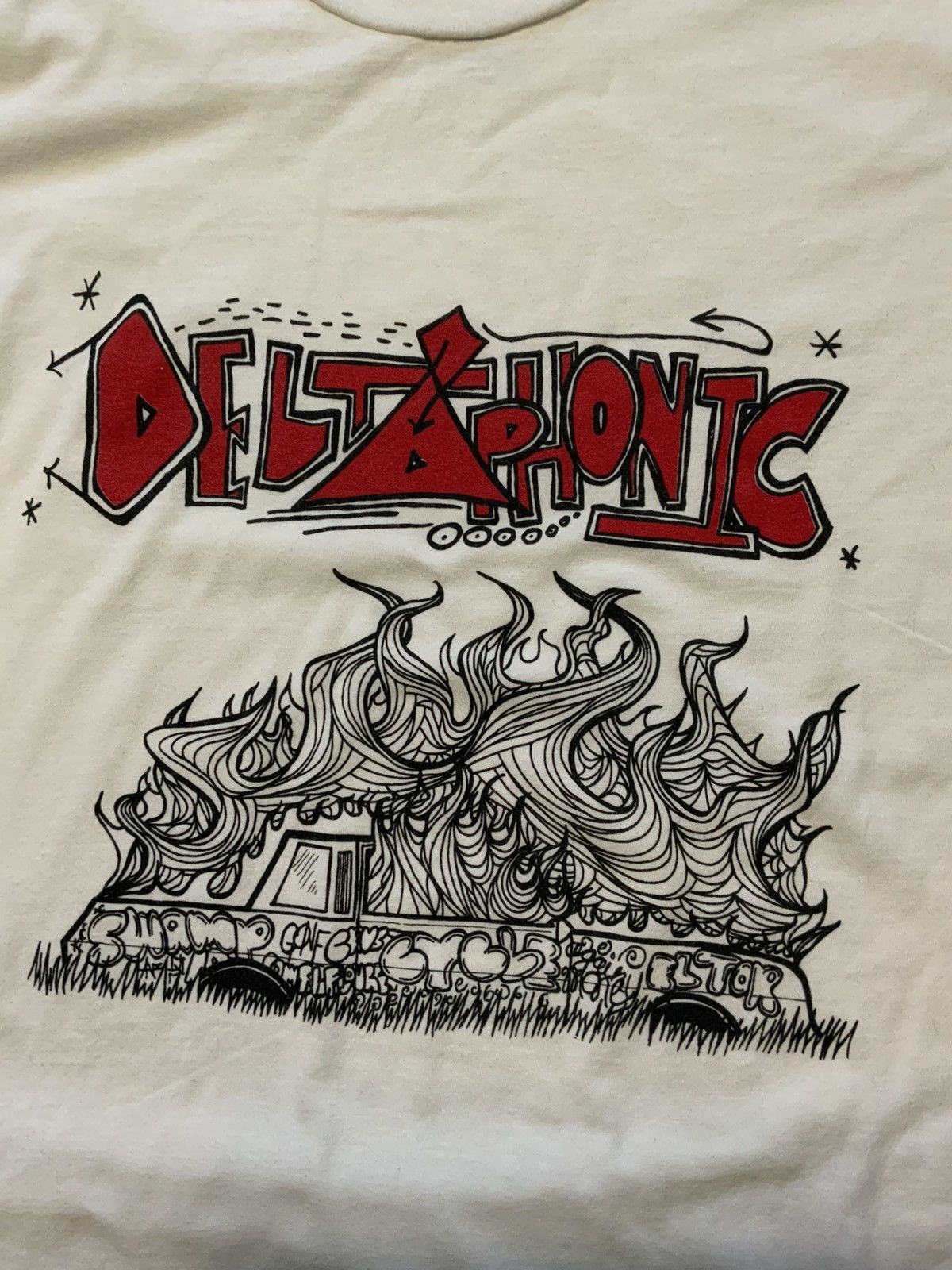 Band Tees Deltaphonic Swamp Cycle Southern Rock Band Official T-Shirt Size US M / EU 48-50 / 2 - 6 Thumbnail