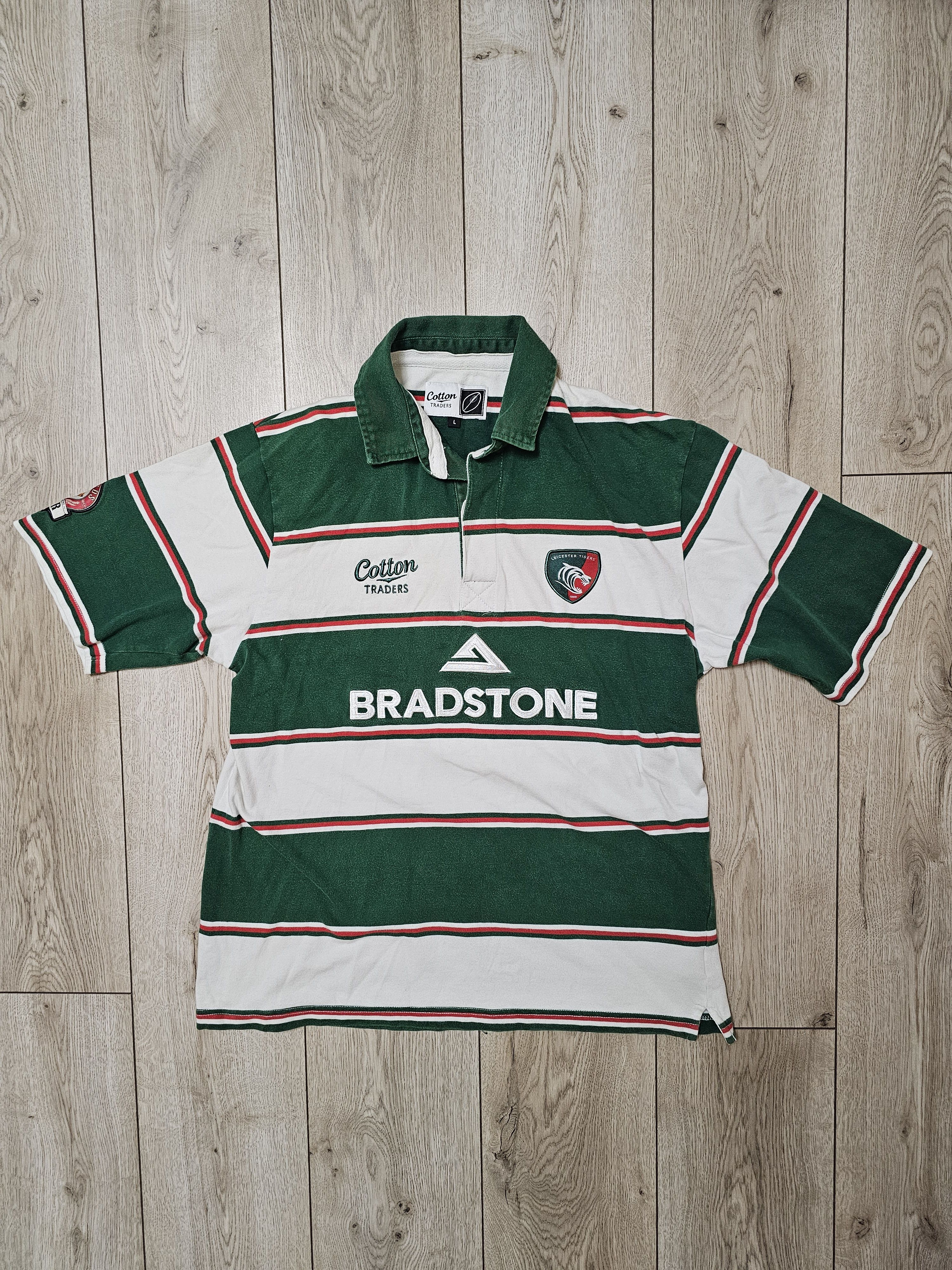 Cotton Traders LEICESTER TIGERS VINTAGE RUGBY JERSEY 2007 ENGLAND RUGBY Size US L / EU 52-54 / 3 - 1 Thumbnail