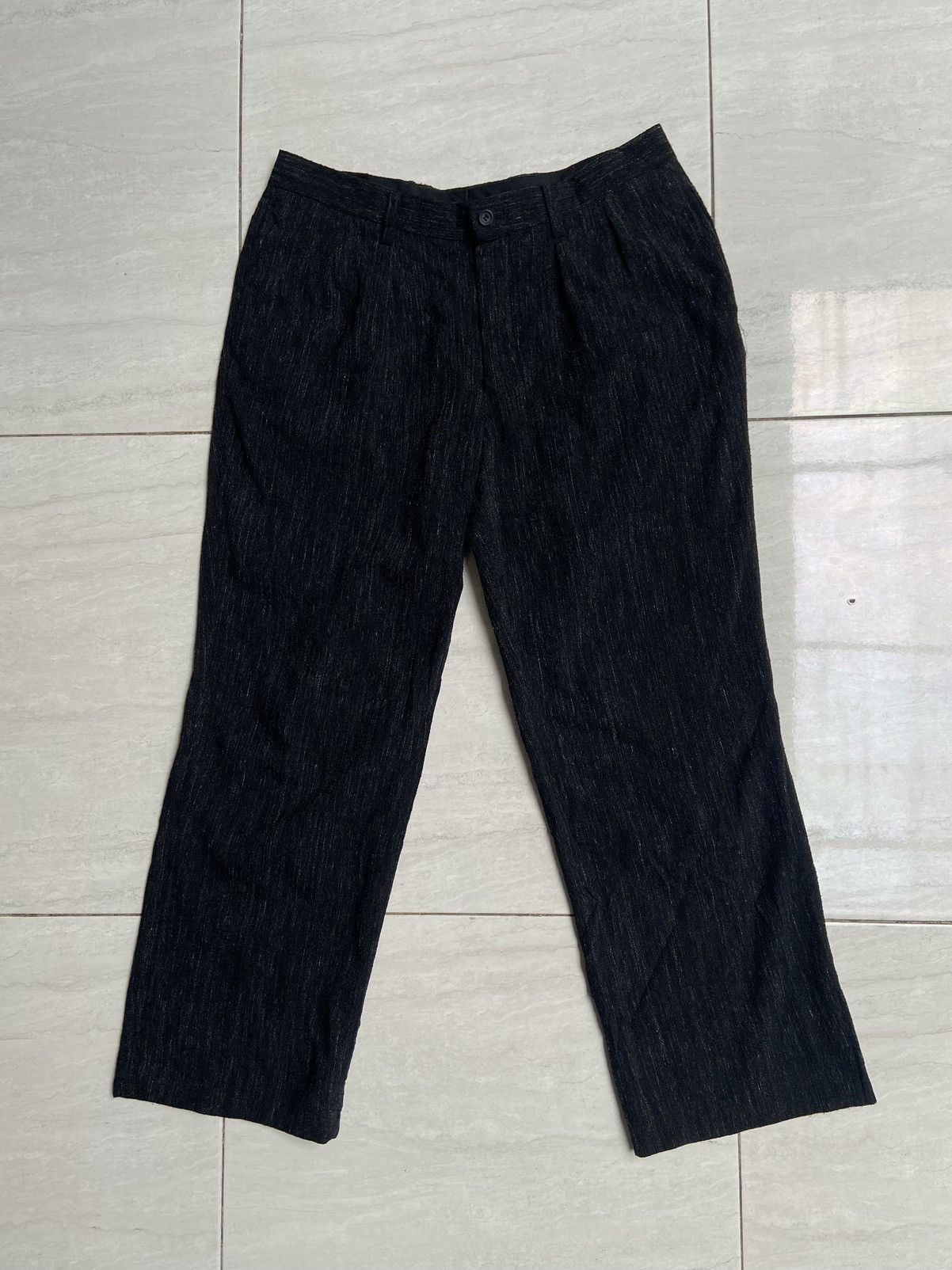 Issey Miyake ISSEY MIYAKE Black Long Pants Size US 33 - 6 Thumbnail