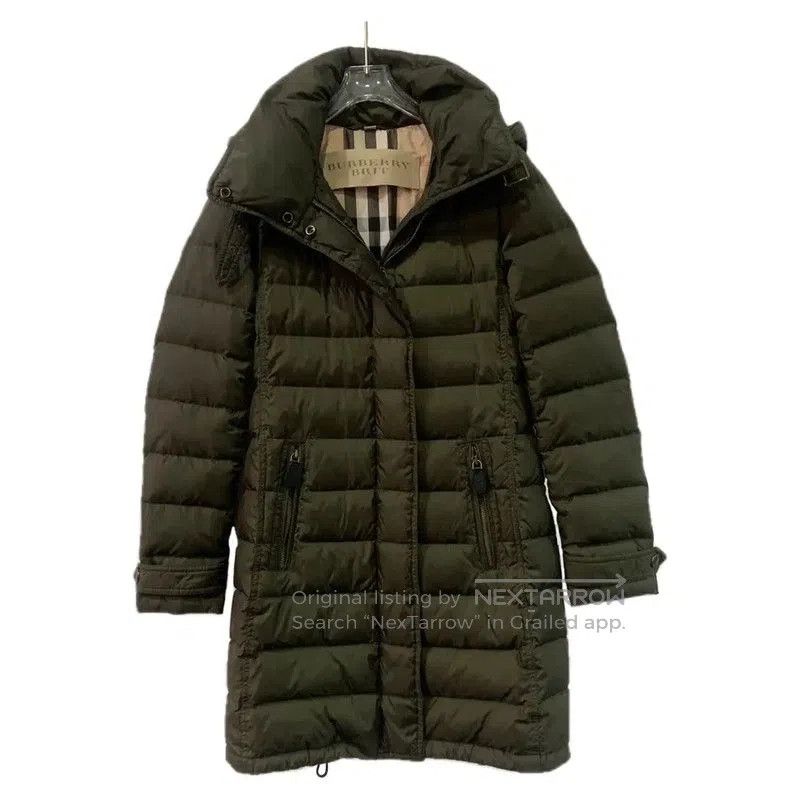 Burberry Burberry Army Green Nylon Puffer Jacket. Size XS / US 0-2 / IT 36-38 - 1 Thumbnail