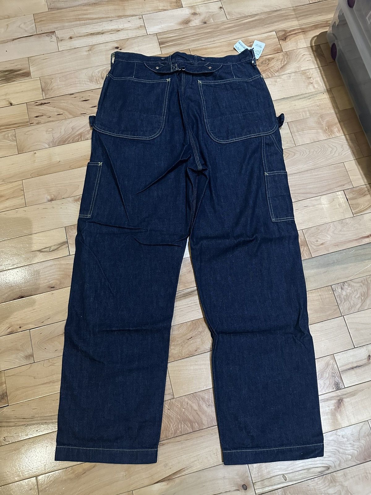 Kapital 11.5oz Indigo Double Knee Lumber Denim Pants XL size 4 Size US 36 / EU 52 - 4 Thumbnail