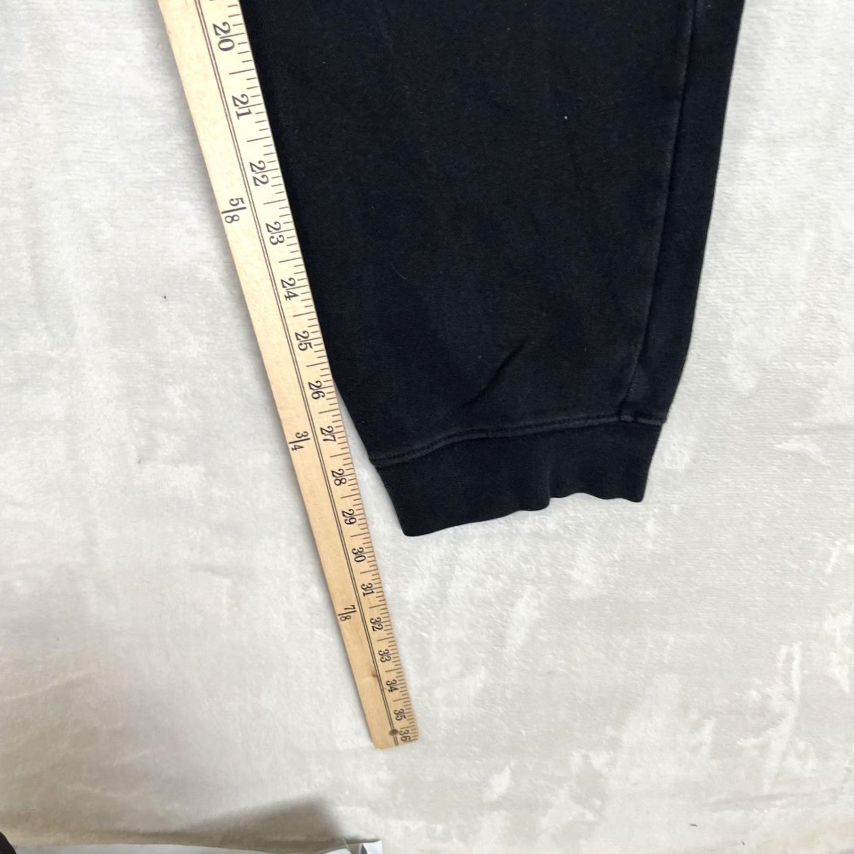 Nike Nike Sweatpants Womens Large Black Fleece Joggers Logo Elastic Waist Lounge Size 36" / US 14 / IT 50 - 3 Thumbnail