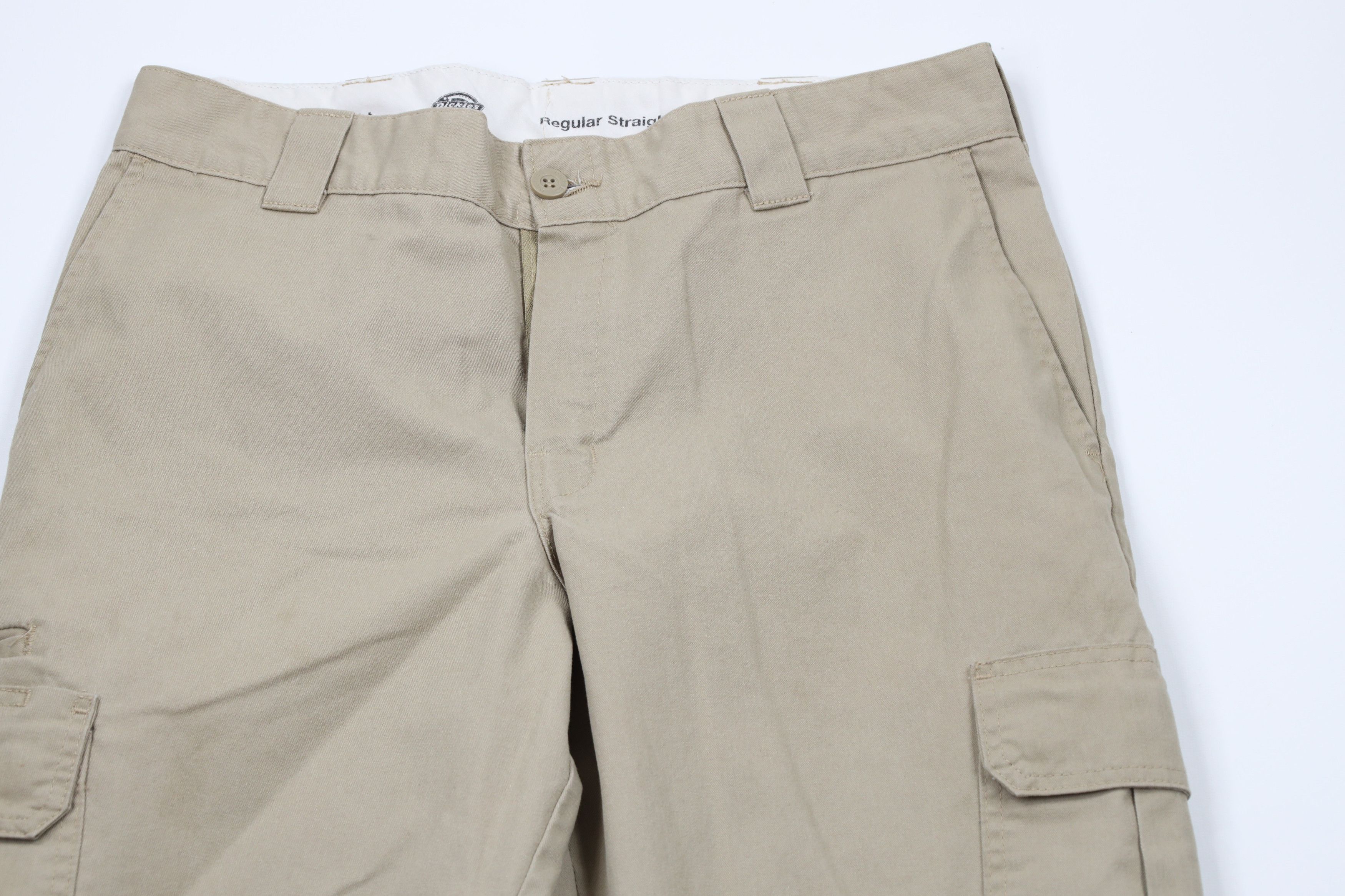 Dickies × Vintage Vintage Dickies Straight Leg Dungaree Cargo Pants Beige Size US 34 / EU 50 - 2 Thumbnail