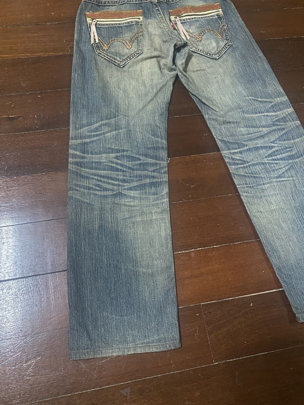 Edwin Edwin exclusive vintage mud wash flare rusty distressed Size US 33 - 13 Thumbnail