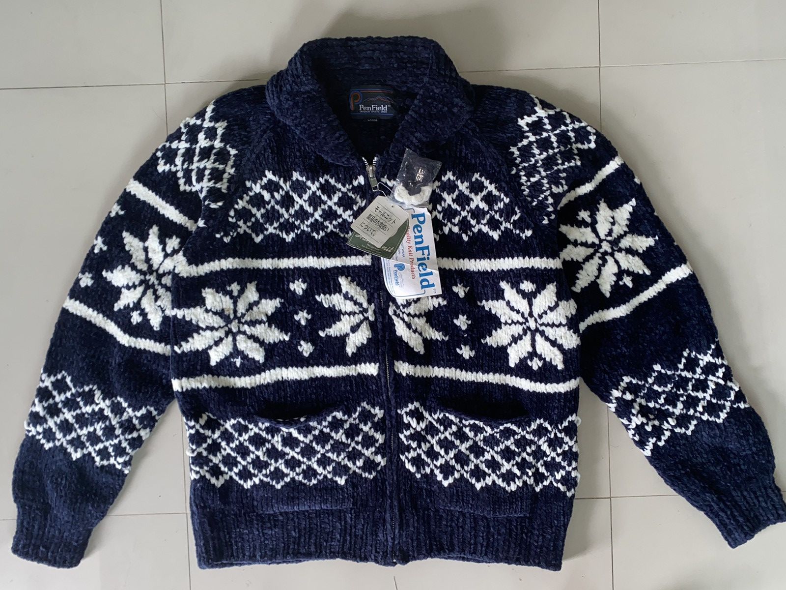 Penfield VINTAGE PENFIELD KNITTED CARDIGAN ZIP JACKET SIZE L Size US L / EU 52-54 / 3 - 1 Thumbnail