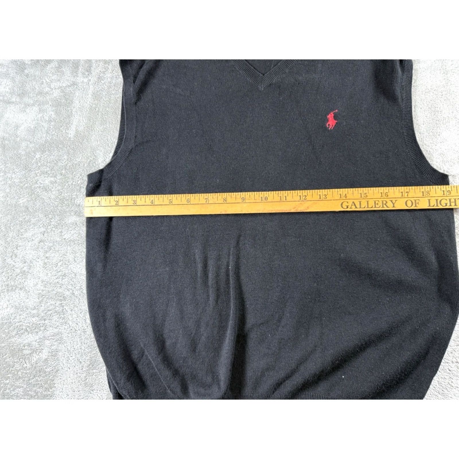 Polo Ralph Lauren Polo Ralph Lauren Black Sweater Vest Medium Mens Preppy Old Money Dark Academia Size US M / EU 48-50 / 2 - 4 Thumbnail