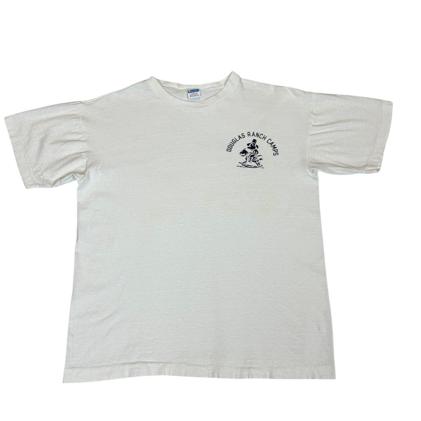 Champion Vintage 70s Champion Blue Bar Tee Shirt Men's L Size US L / EU 52-54 / 3 - 1 Thumbnail