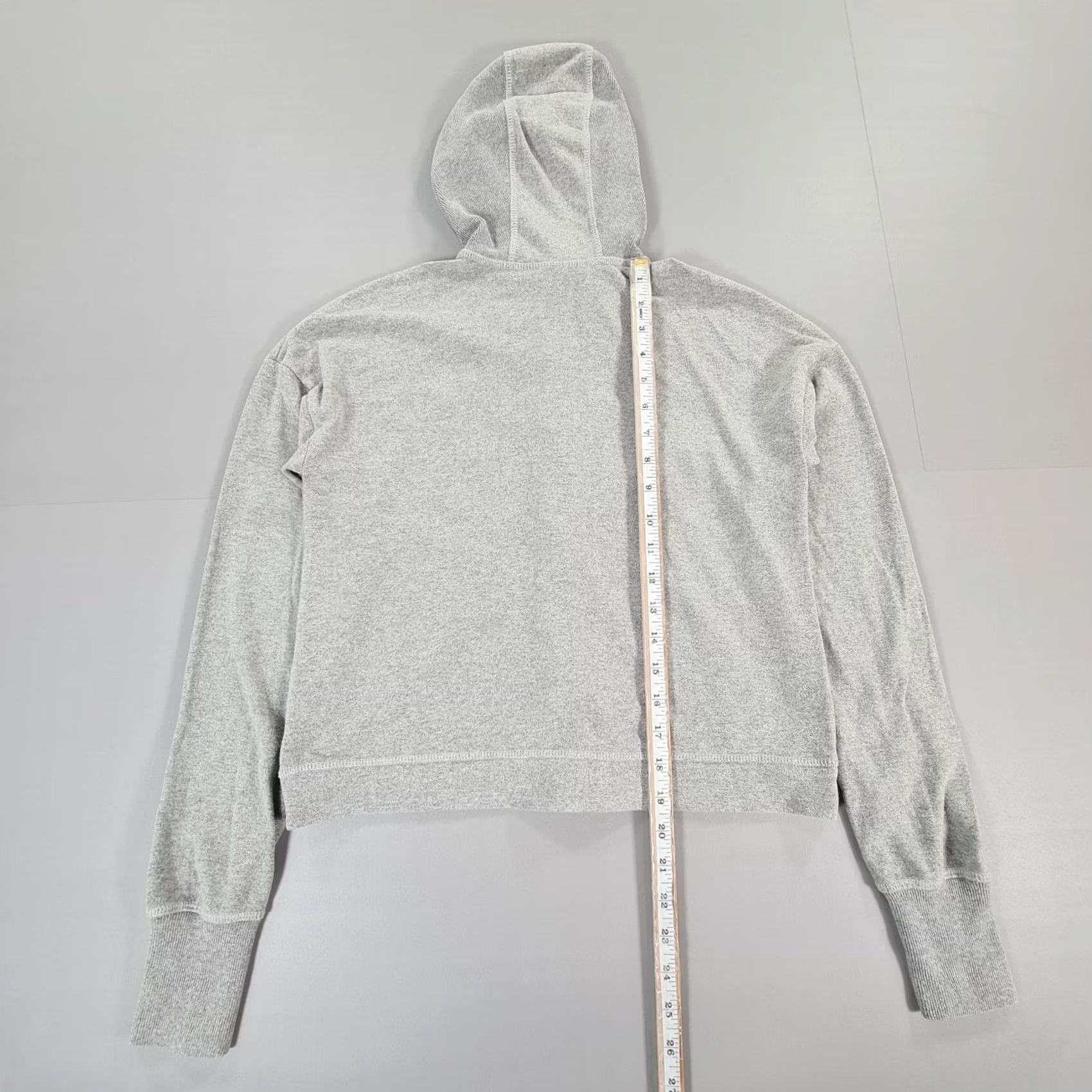Sweaty Betty VINTAGE Sweaty Betty Hoodie Womens Grey XXS Full Zip Fleece Pullover with Pockets Size XXS / US 00 / IT 34 - 7 Thumbnail