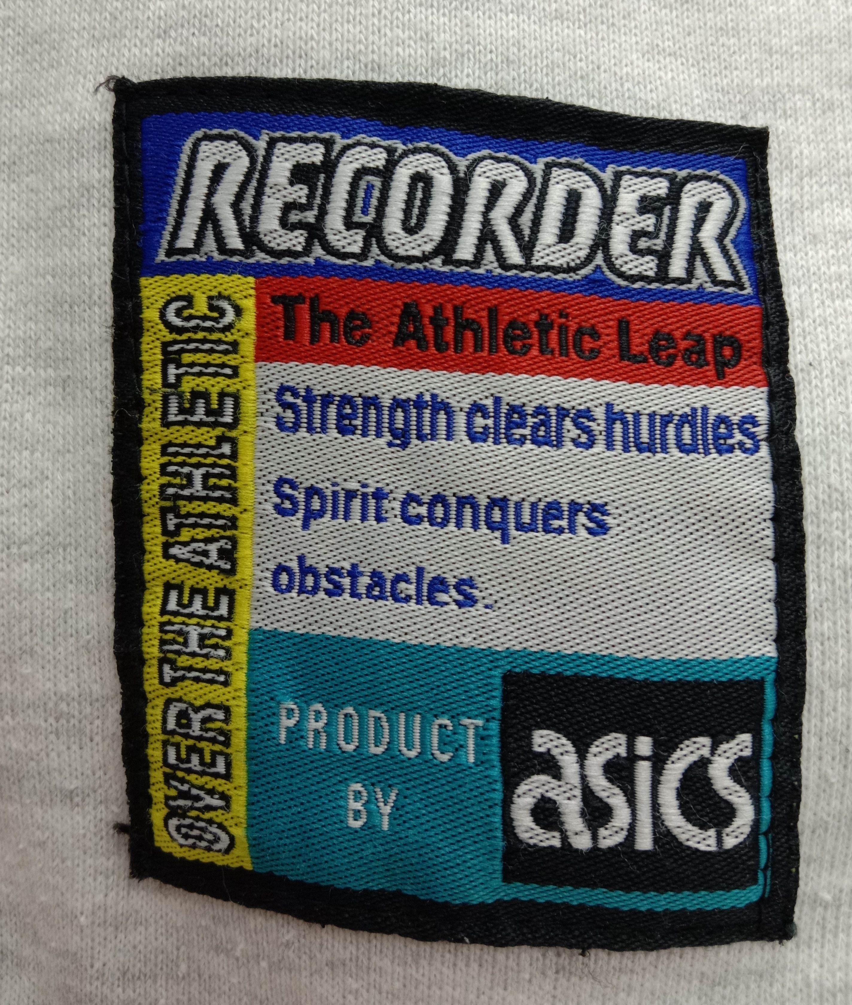 Asics Vintage Asics Recorder Hoodie Zipper Sweatshirt Size US L / EU 52-54 / 3 - 8 Thumbnail