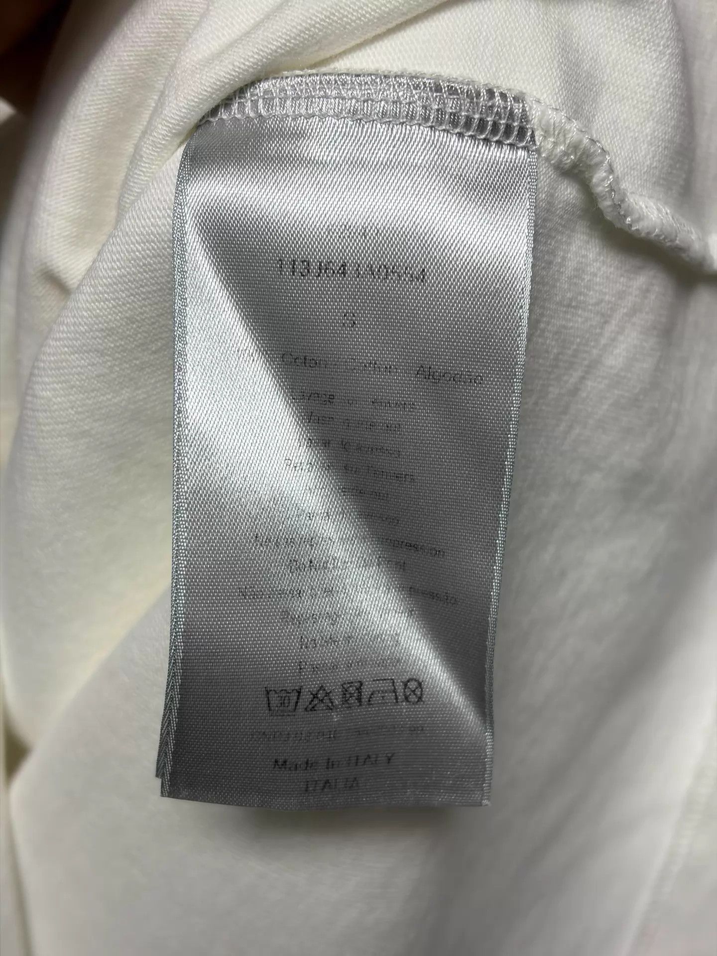 Dior DIOR White Side Logo Long Sleeve Sweatshirt Size S Size US S / EU 44-46 / 1 - 4 Thumbnail