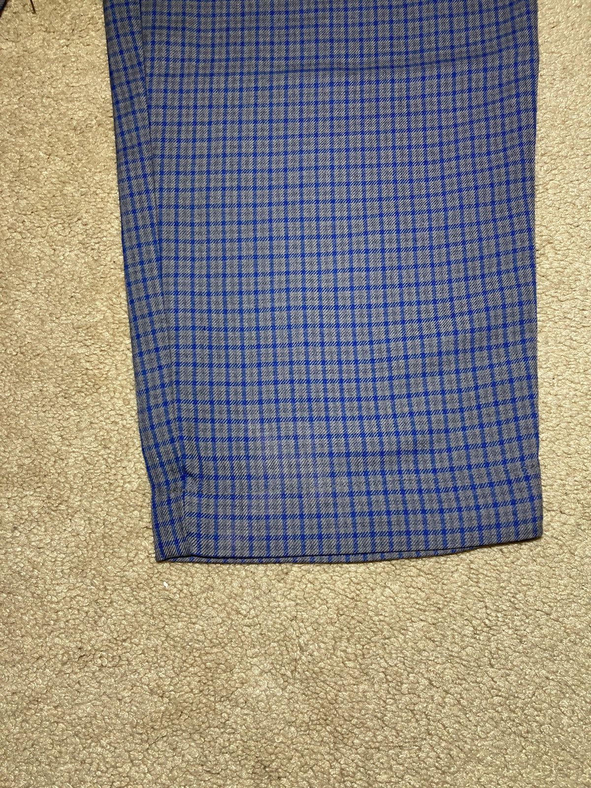 Comme des Garcons Homme Plus 1996 Comme Des Garcons Homme Plus Blue Plaid Check Pants S Size US 30 / EU 46 - 3 Thumbnail
