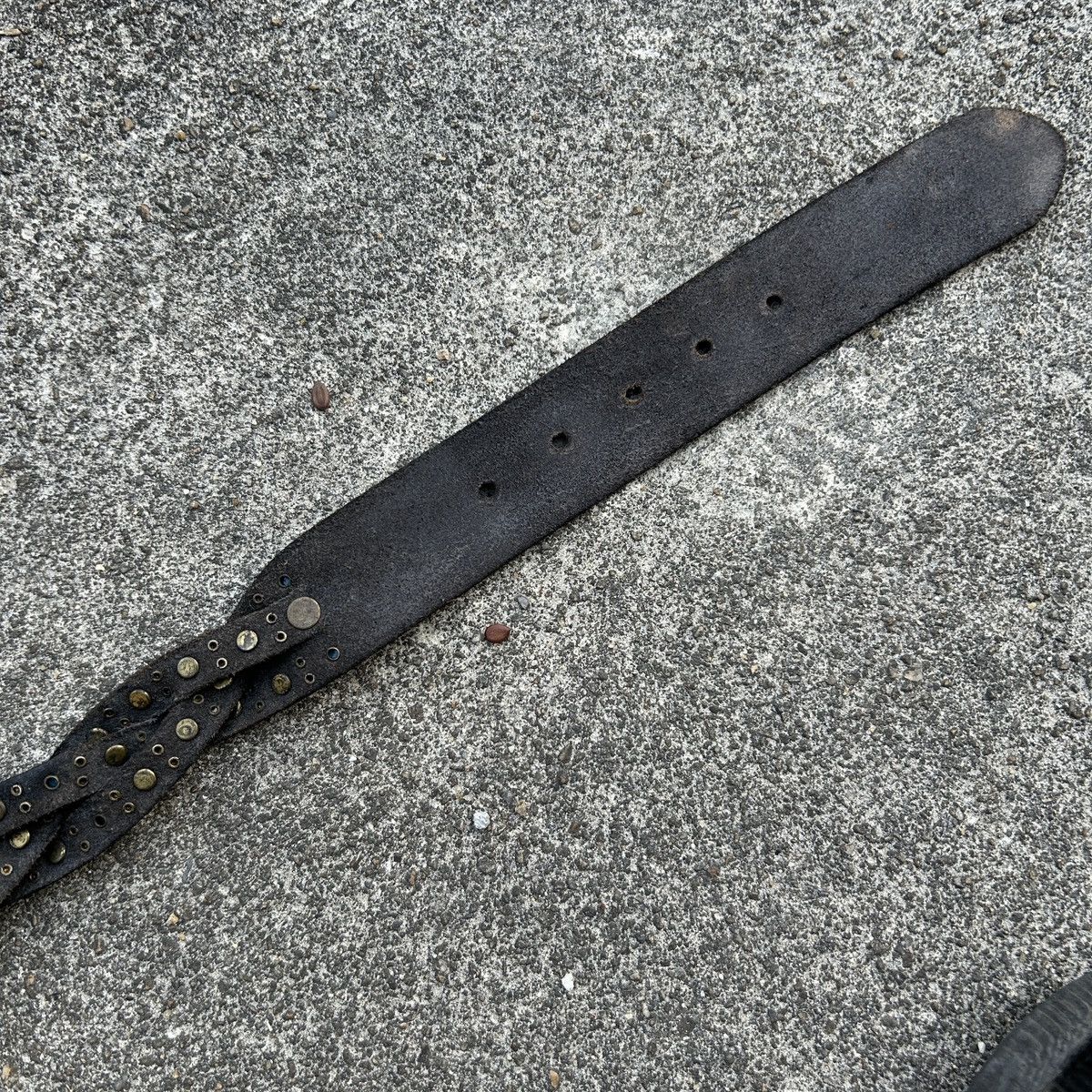 Vintage Vintage studded leather belt (Kapital Style) Size ONE SIZE - 15 Thumbnail