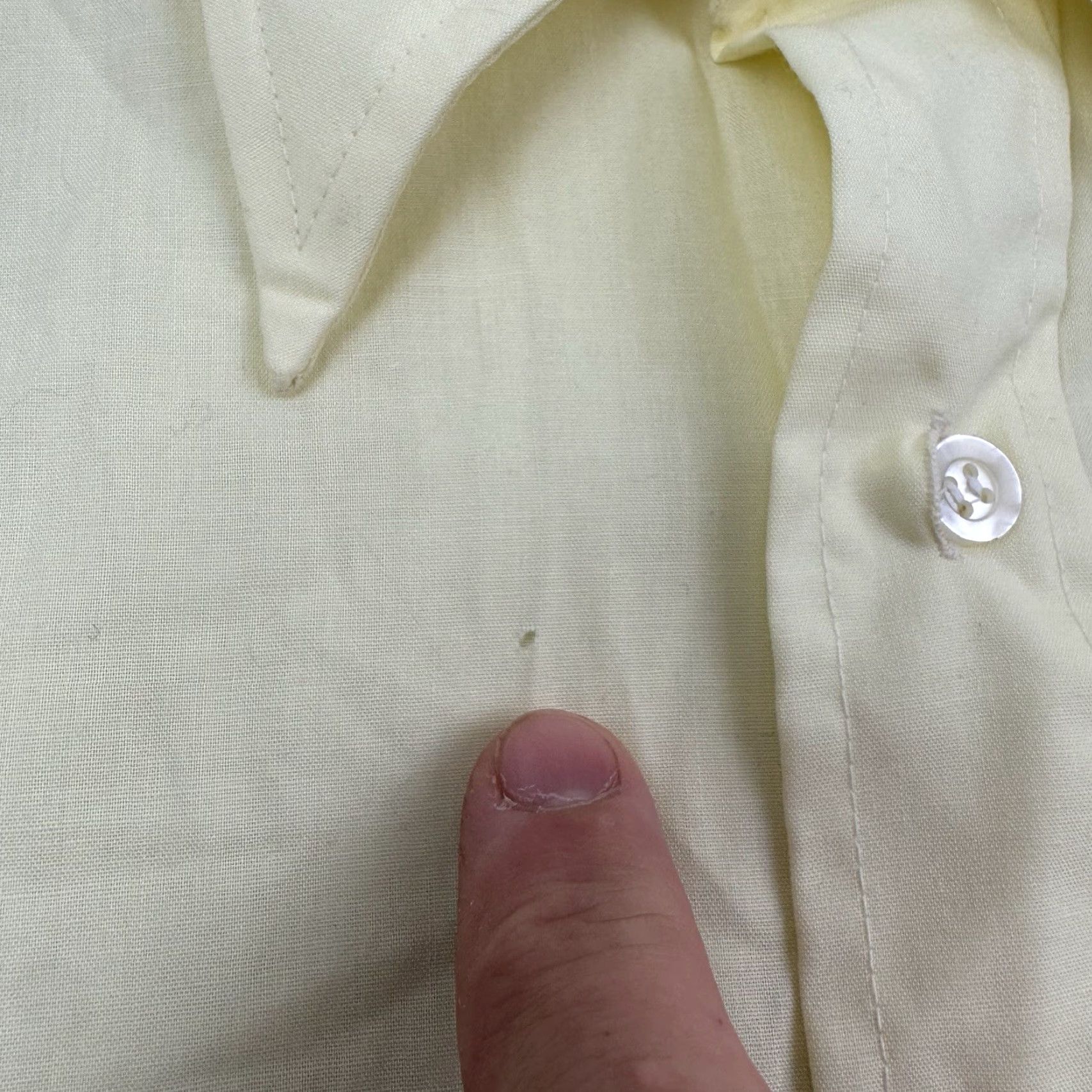 Vintage VINTAGE 1970s TG&Y Golden Button-Up Shirt Men Medium Yellow Classic 70s Size US M / EU 48-50 / 2 - 4 Thumbnail