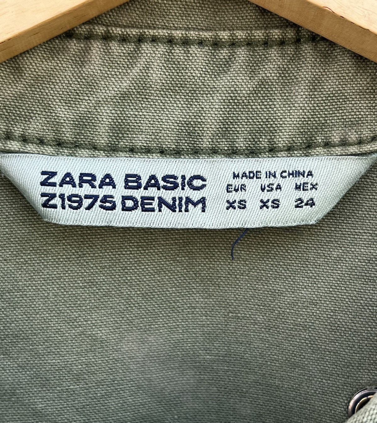 Zara Vintage Zara Distressed Canvas Parca Jakcet Size US L / EU 52-54 / 3 - 7 Thumbnail