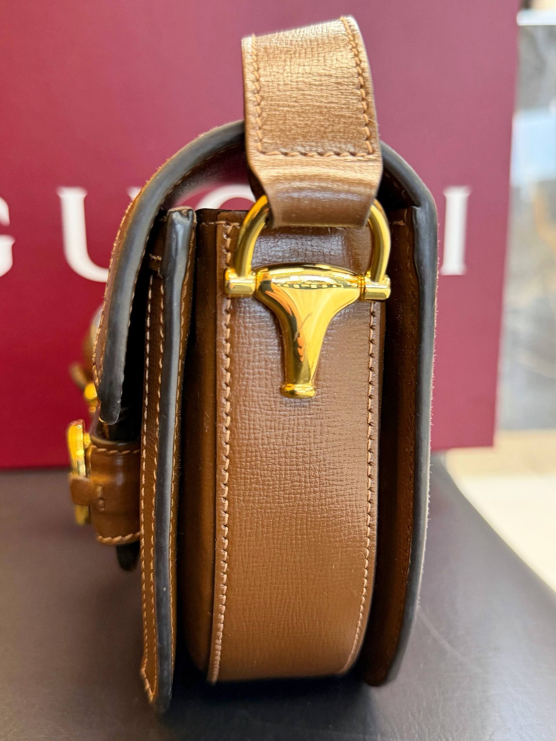 Gucci Gucci GG Supreme Monogram Mini Horsebit 1955 Rounded Size ONE SIZE - 5 Thumbnail
