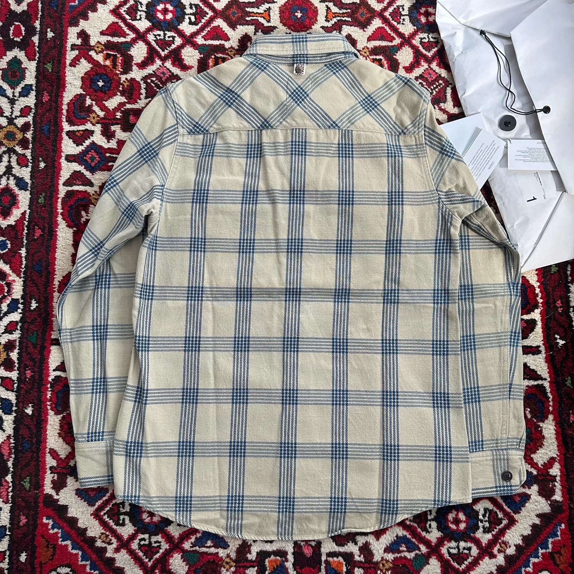 Visvim VISVIM 15ss BLACK ELK FLANNEL 1 INDIGO CHECK Size US S / EU 44-46 / 1 - 3 Thumbnail