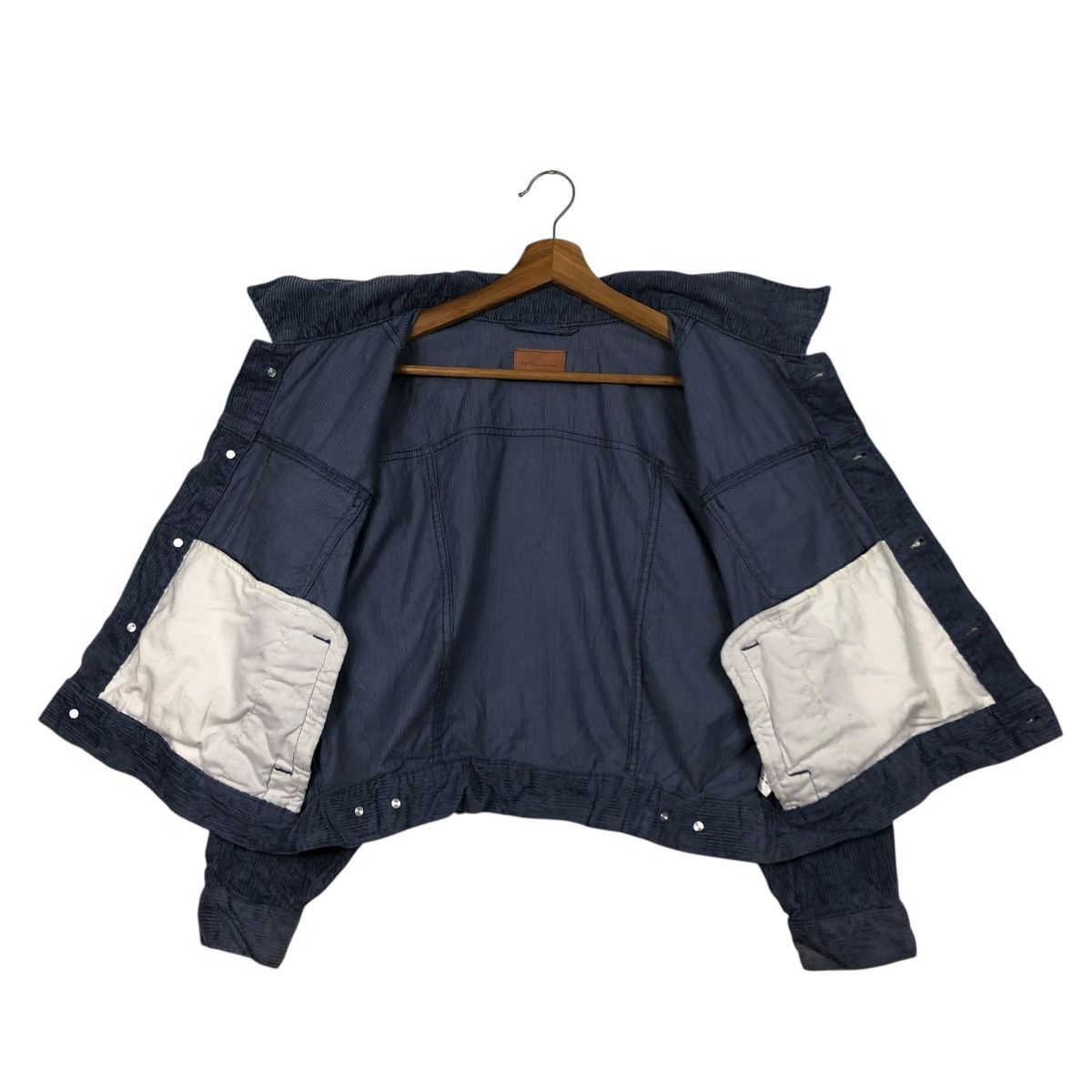 Vintage 🔥CROPPED CORDUROY BIKER JACKET MUSIC & ECOLOGY ISSEY MIYAKE Size US M / EU 48-50 / 2 - 16 Thumbnail