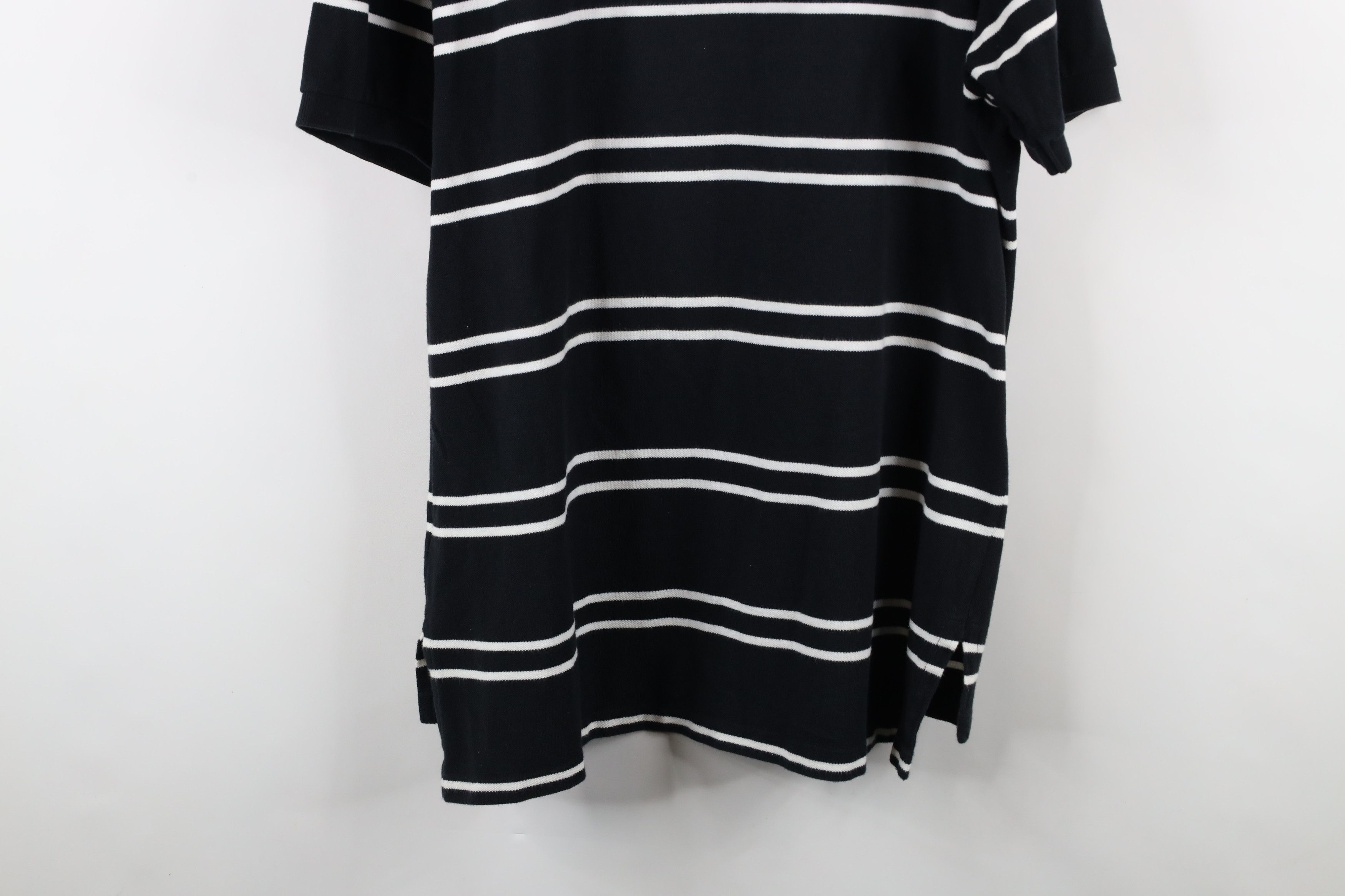 Ralph Lauren × Vintage Vintage 90s Ralph Lauren Short Sleeve Polo Shirt Black Size US XL / EU 56 / 4 - 13 Thumbnail
