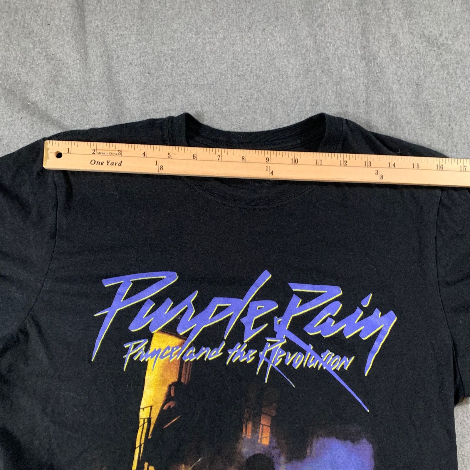 Other Purple Rain Shirt Women Medium Black Short Sleeve Size M / US 6-8 / IT 42-44 - 6 Thumbnail