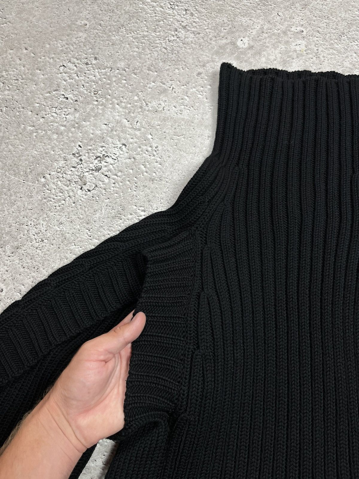 Yohji Yamamoto Y’s Yohji Yamamoto Unisex Heavy Knit Archive Open Sleeve Size US L / EU 52-54 / 3 - 7 Thumbnail