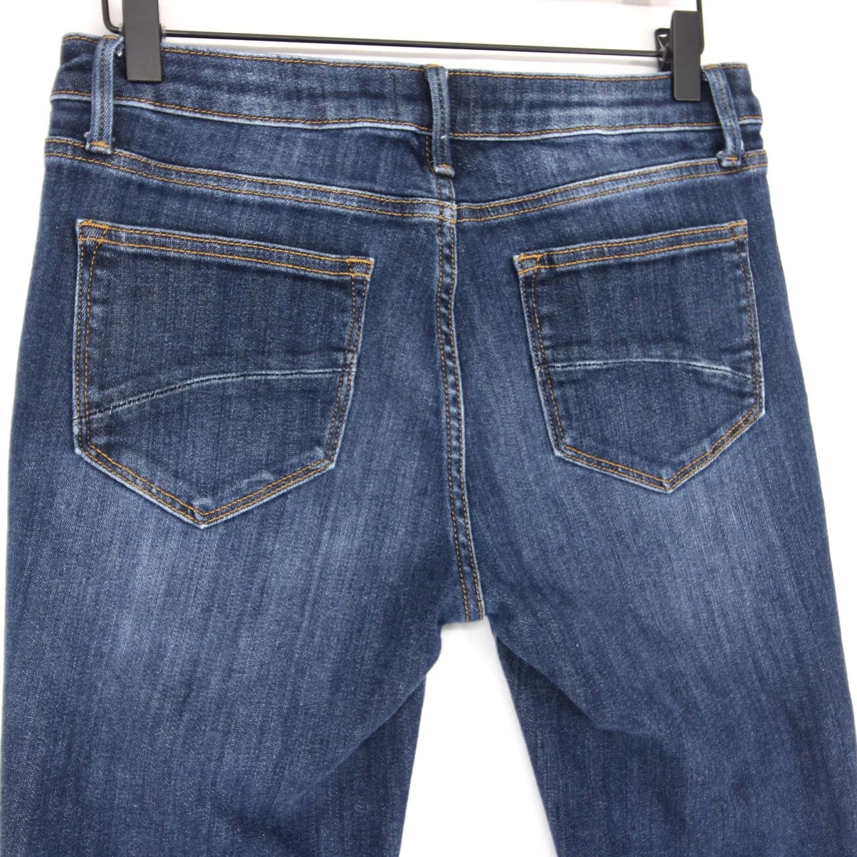 Vintage Driftwood Audrey Jeans Womens Blue Straight Leg Stretch Denim 27x31 Size 27" / US 4 / IT 40 - 4 Thumbnail