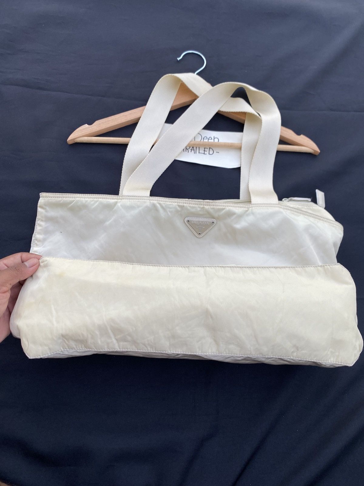 Prada Rare Vintage PRADA Nylon Tote Bag Size ONE SIZE - 19 Thumbnail