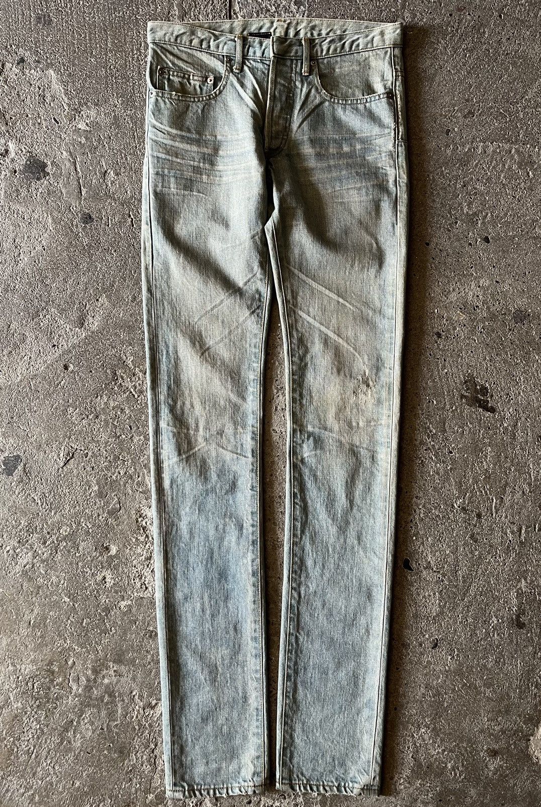 image of Dior - Hedi Slimane - Ss2004 Strip Collection - Claw Mark in Denim, Men's (Size 27)