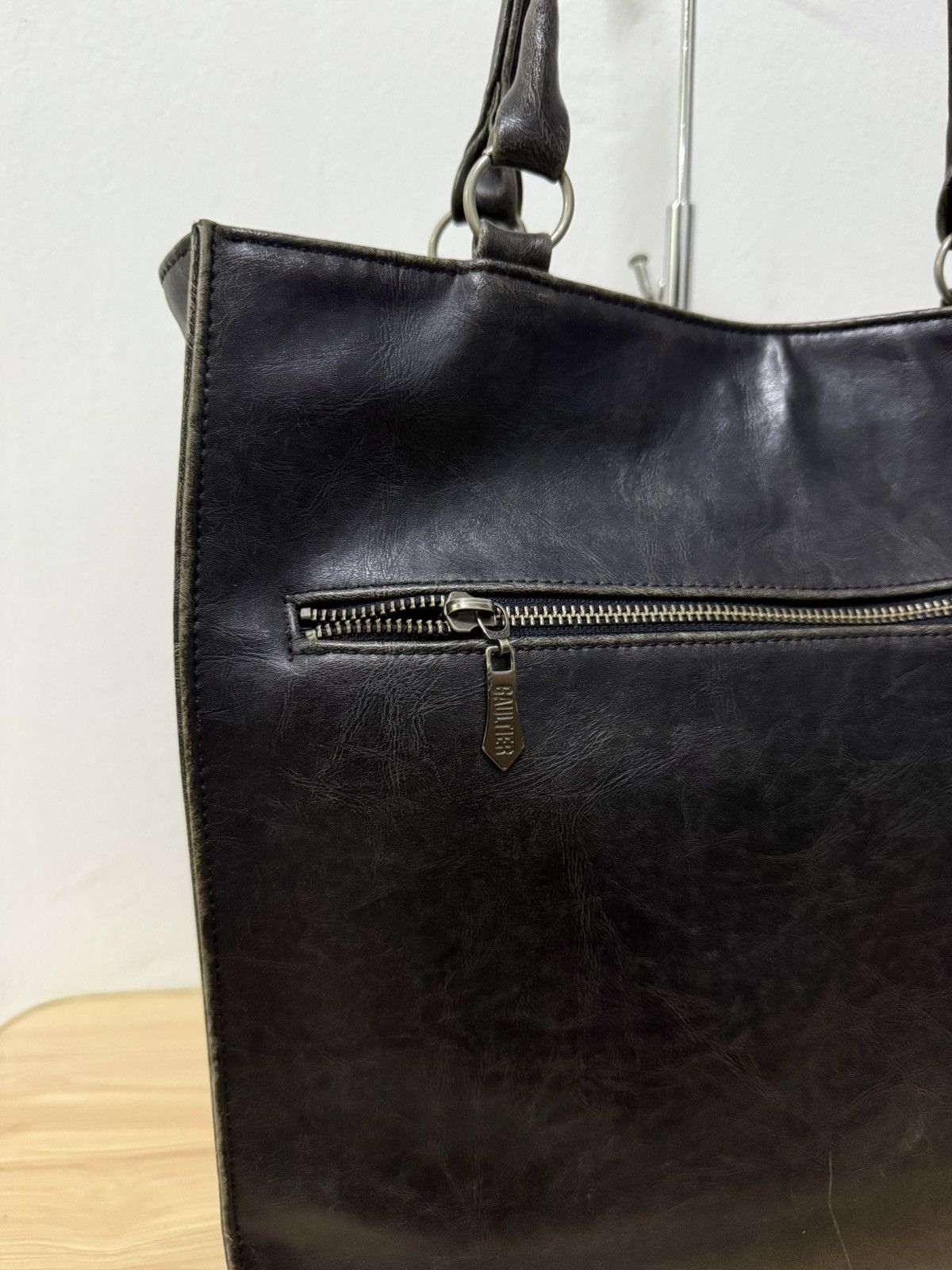 Jean Paul Gaultier 2001 Jean Paul Gaultier Gothic satan gargoyle tote bag. Size ONE SIZE - 8 Thumbnail