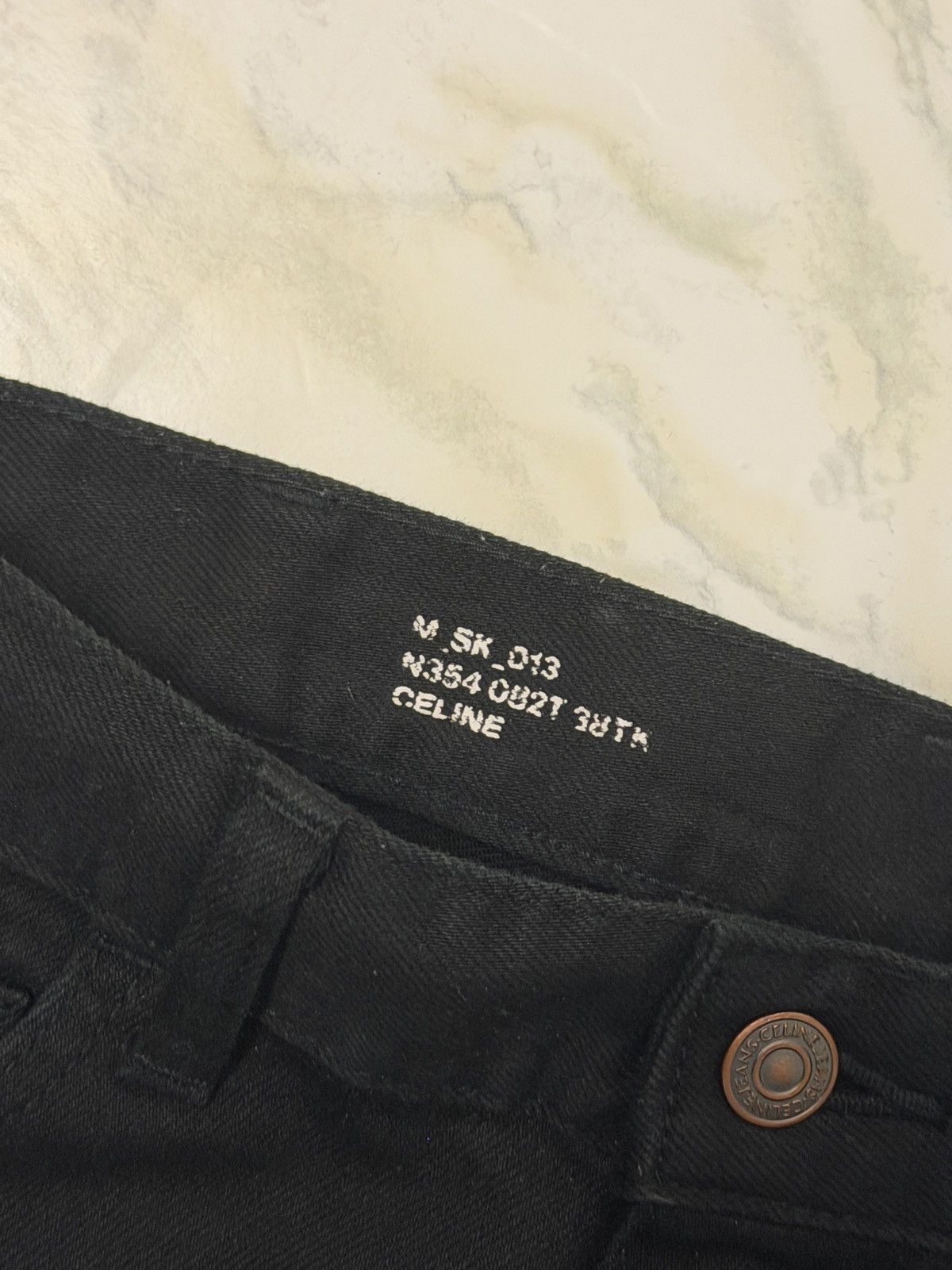 Celine Celine SK013 Black Denim Size US 31 - 2 Thumbnail