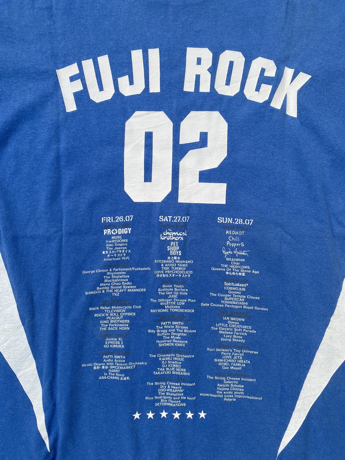 Band Tees 2002 Fuji Rock Festival Tee Size US M / EU 48-50 / 2 - 6 Thumbnail