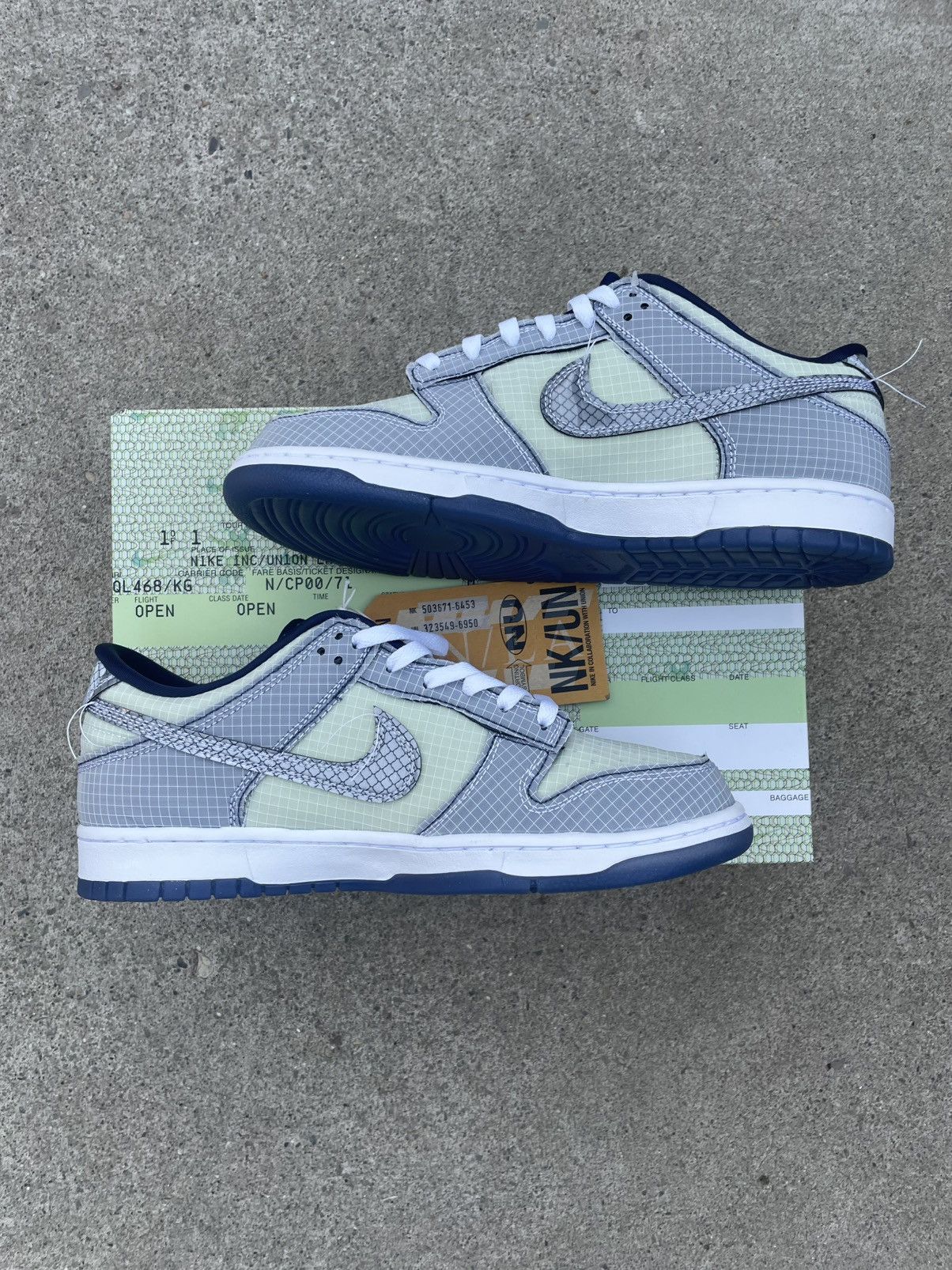 Union LA Union LA x Dunk low ‘Passport Pack Pistachio’ Size US 9 / EU 42 - 4 Thumbnail