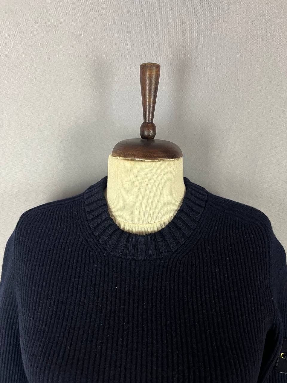 Stone Island Stone Island Sweater Navy Wool Size US L / EU 52-54 / 3 - 3 Thumbnail