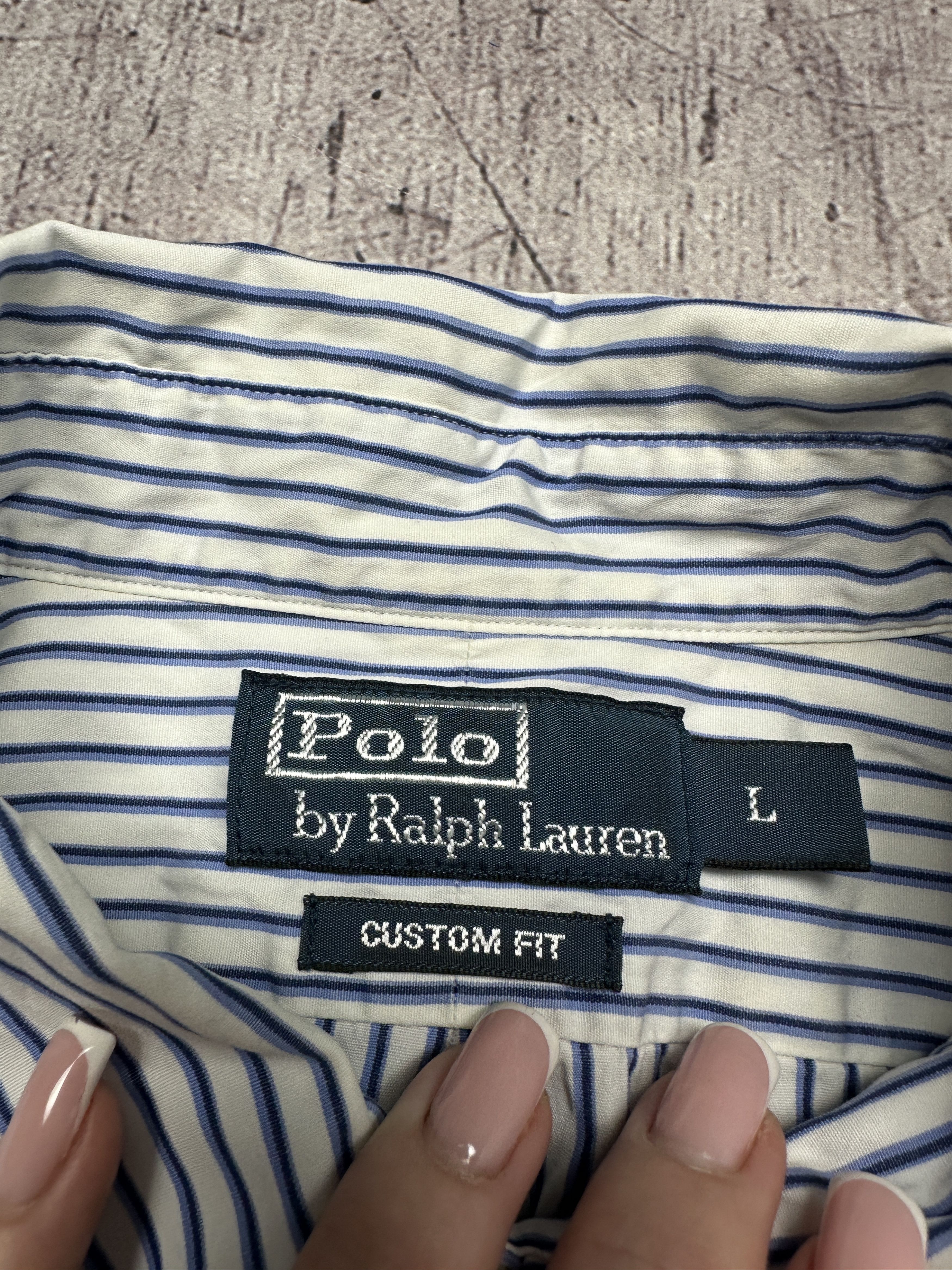 Polo Ralph Lauren Polo Ralph Lauren Vintage Mens Long Sleeve Striped Shirt Size US L / EU 52-54 / 3 - 4 Thumbnail