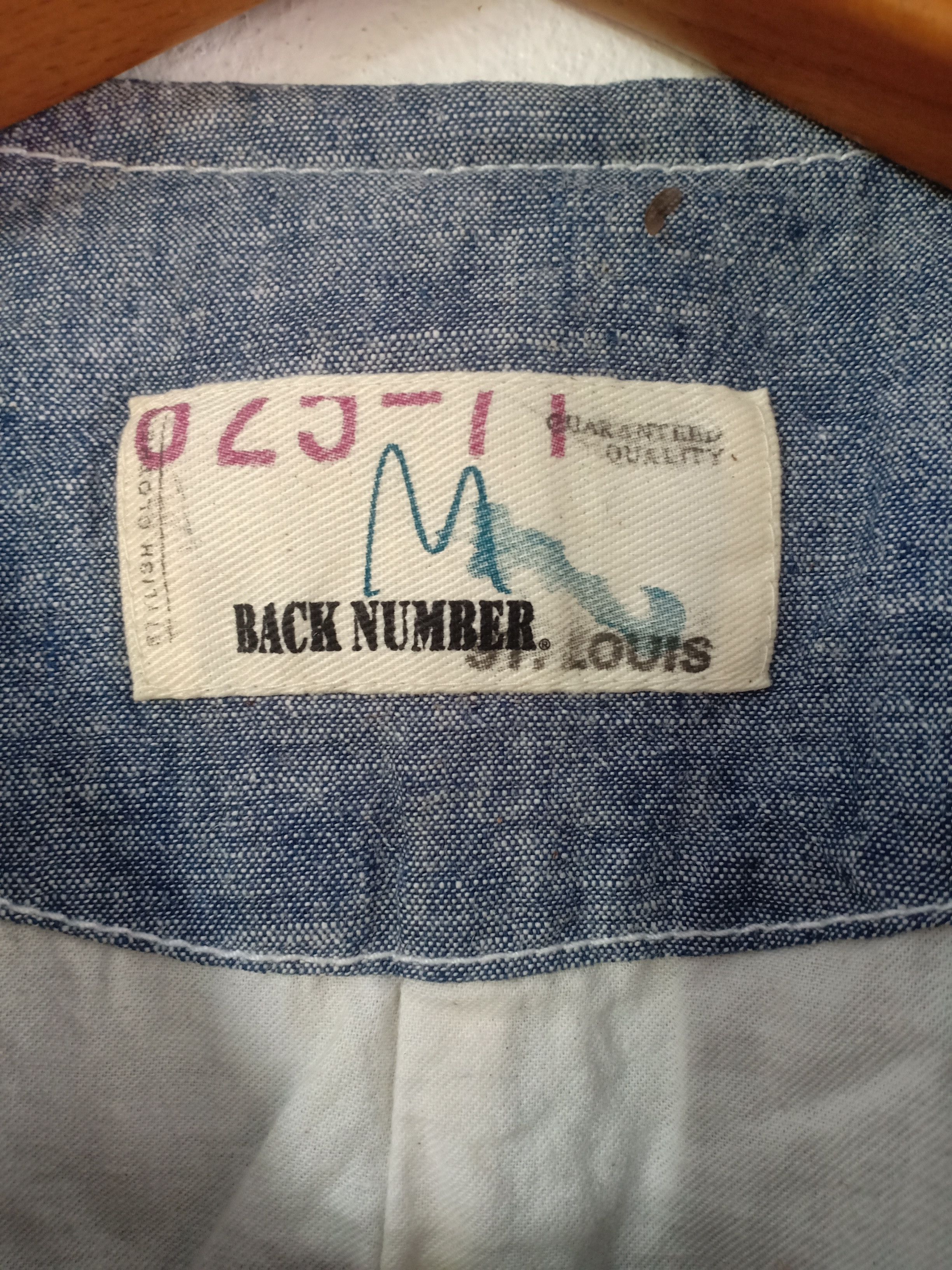 Japanese Brand Back Number vest Size US M / EU 48-50 / 2 - 6 Thumbnail