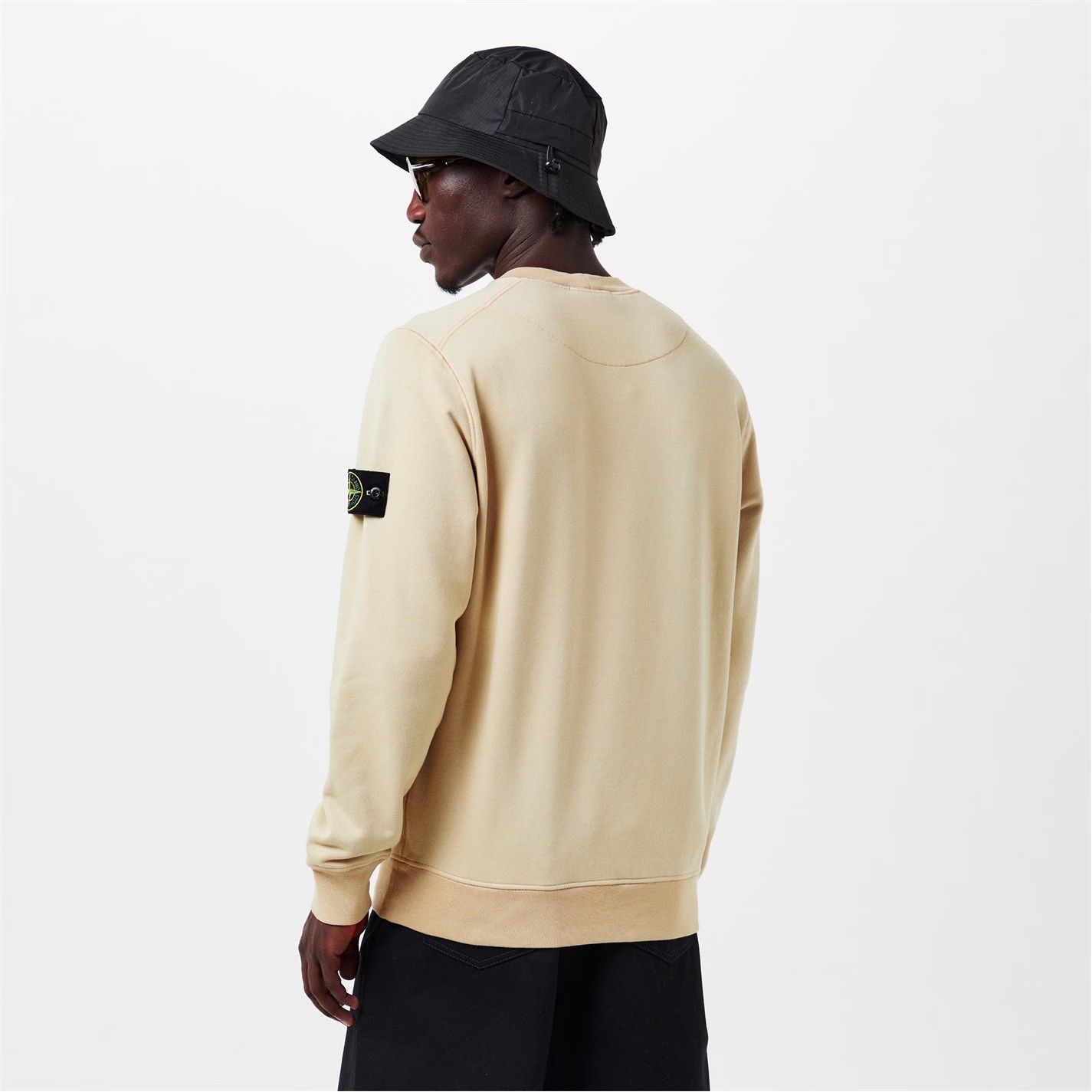 Stone Island o1g2r1mq0526 Logo Crew Sweatshirt in Beige Size US S / EU 44-46 / 1 - 4 Thumbnail