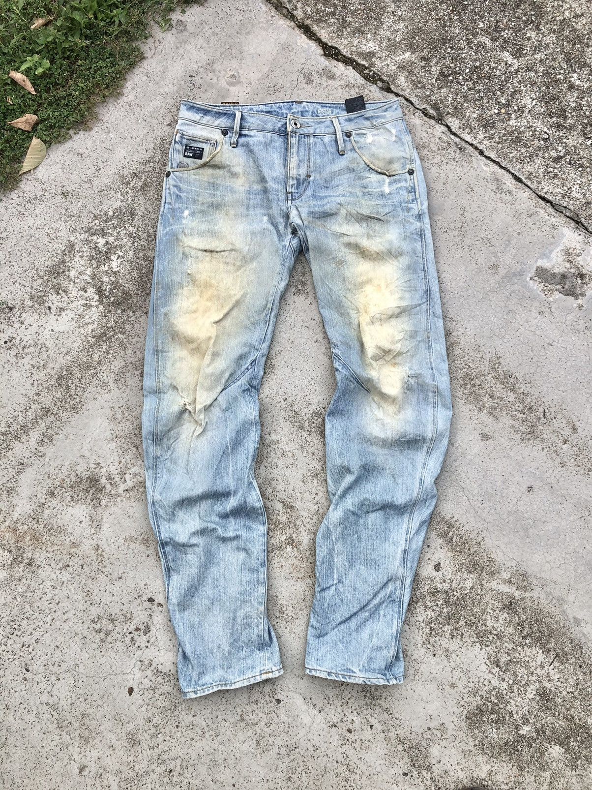 G-Star TWIST CURVE DISTRESSED DENIM BY GSTAR Size US 31 - 1 Thumbnail