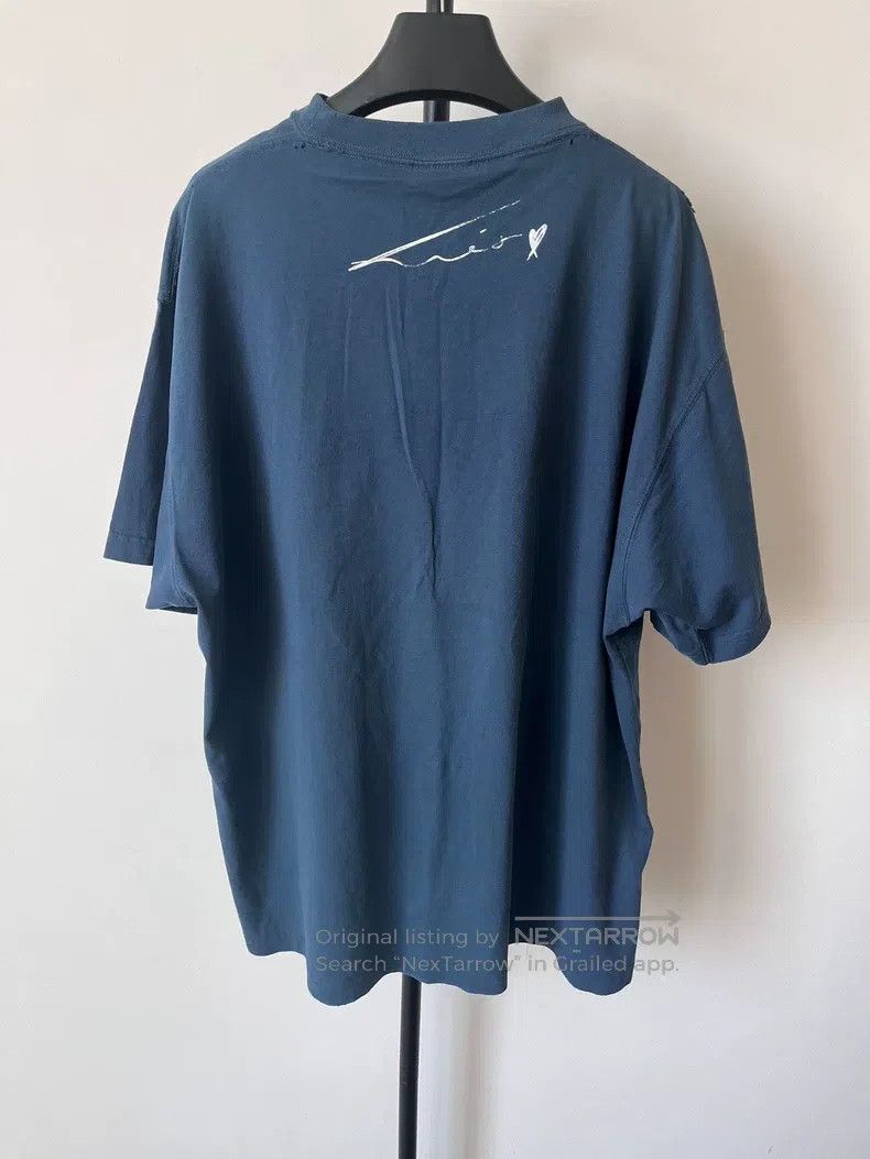 Balenciaga Balenciaga Pattern Printed Round Neck Short Sleeve T-Shirt Size US M / EU 48-50 / 2 - 2 Thumbnail
