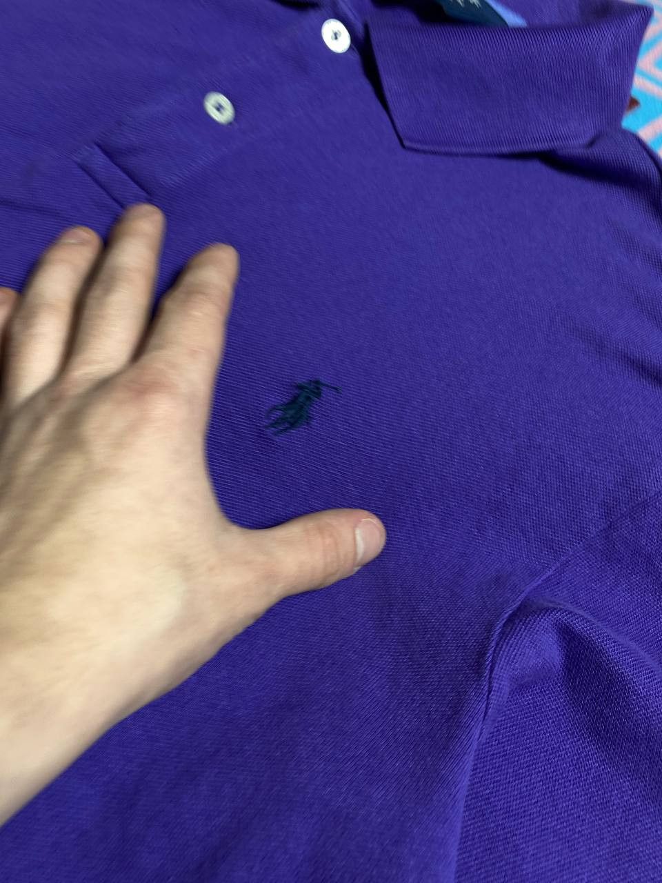Polo Ralph Lauren × Vintage Polo Golf Ralph Lauren sweater jumper purple basic half Size US L / EU 52-54 / 3 - 12 Thumbnail