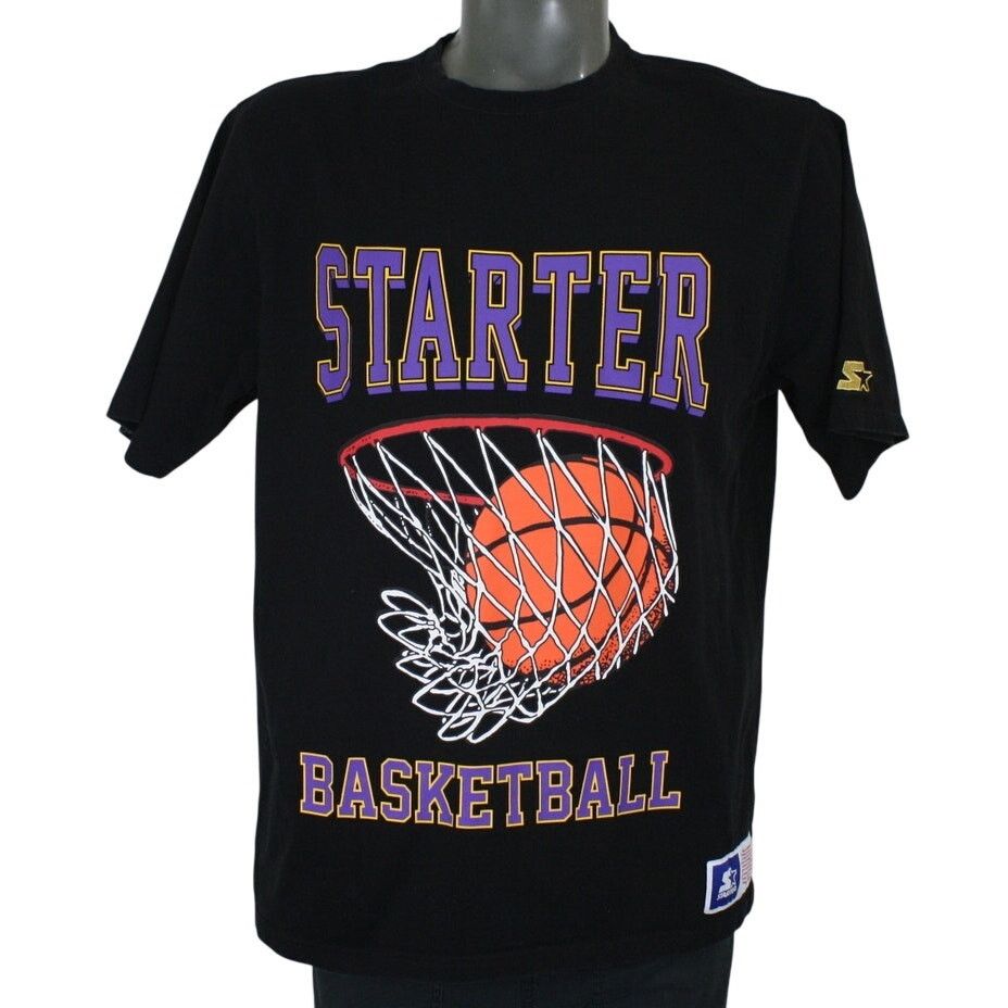 Starter Vintage Starter Varsity Spell Out Basketball Premium Shirt Size US XL / EU 56 / 4 - 1 Thumbnail