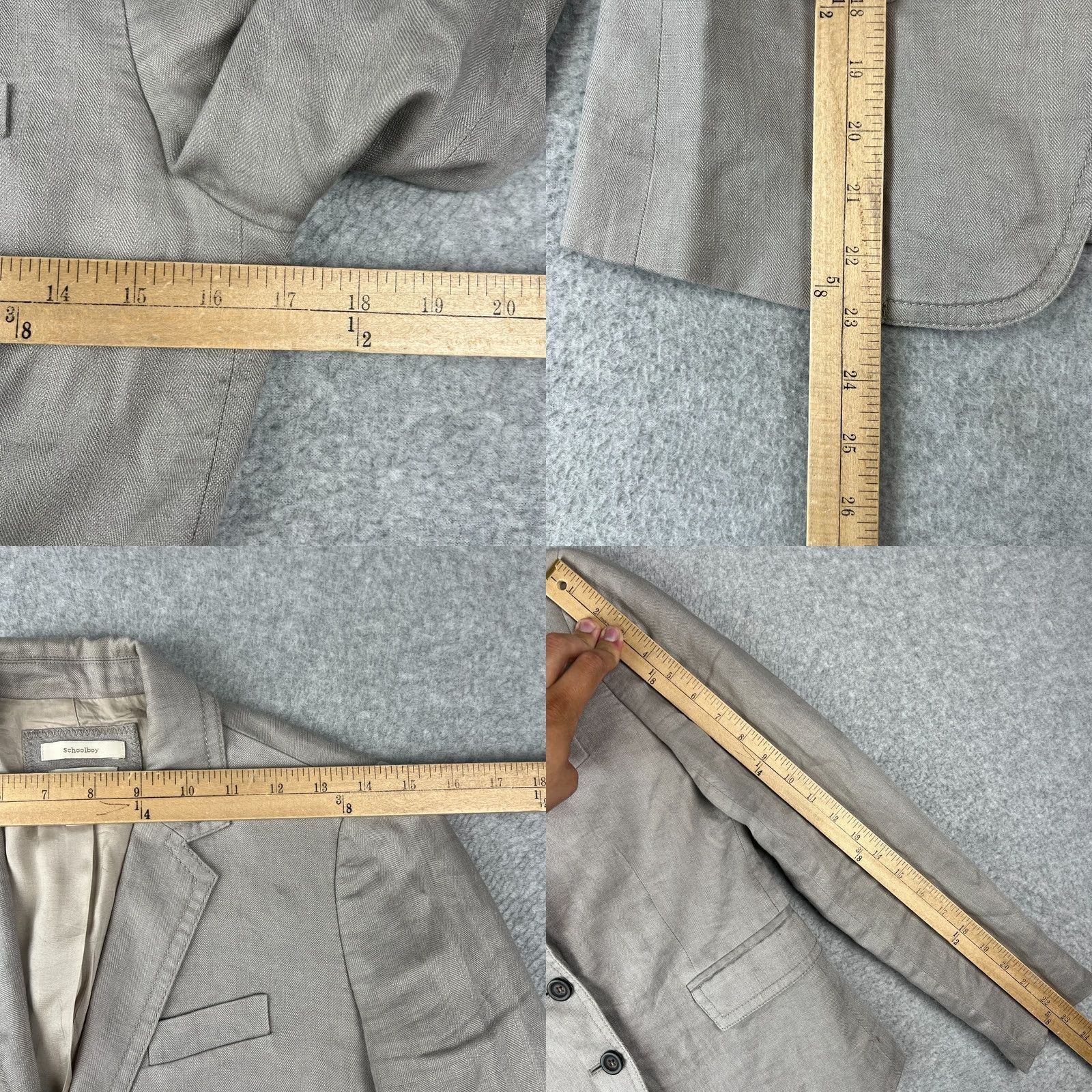 J.Crew J Crew Blazer Jacket Womens 0 Beige 100% Linen Schoolboy Sport Coat READ Size XS / US 0-2 / IT 36-38 - 8 Thumbnail