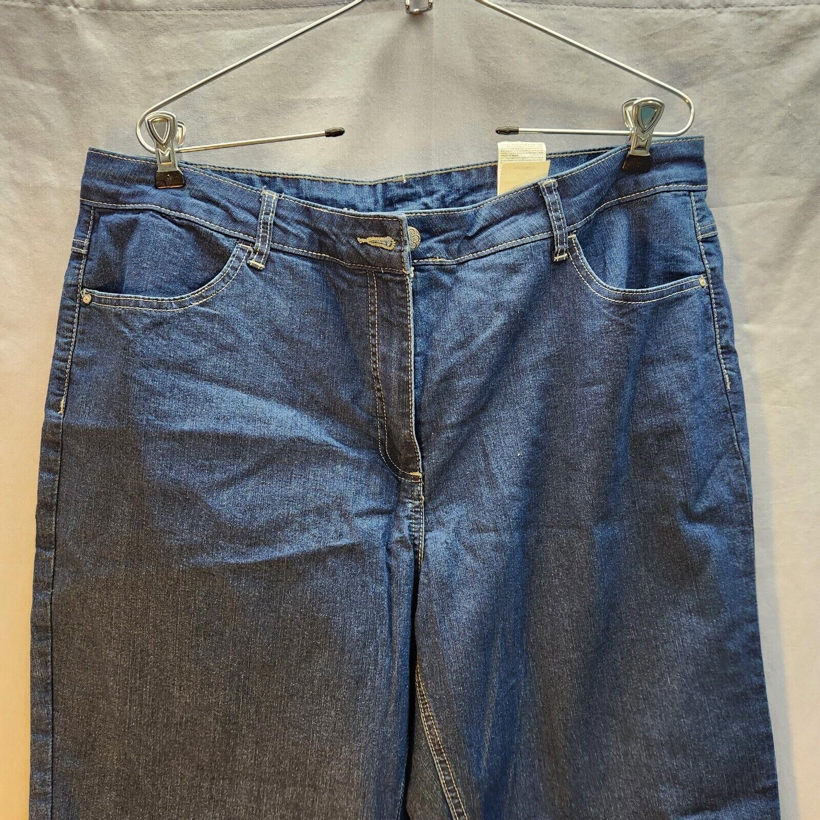 Designer Aproductz Gmbh Capri Jeans Lace Bottom Size 14 New Size 36" / US 14 / IT 50 - 2 Thumbnail