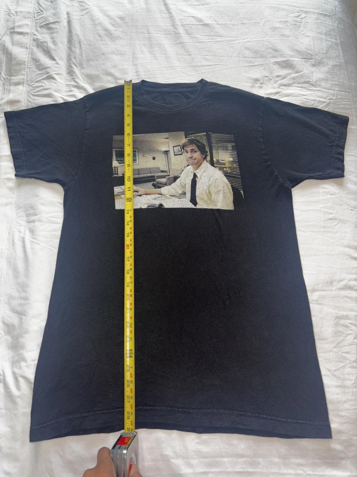 Unknown London Vintage Black Graphic Tee Featuring The Office Character Size US M / EU 48-50 / 2 - 8 Thumbnail