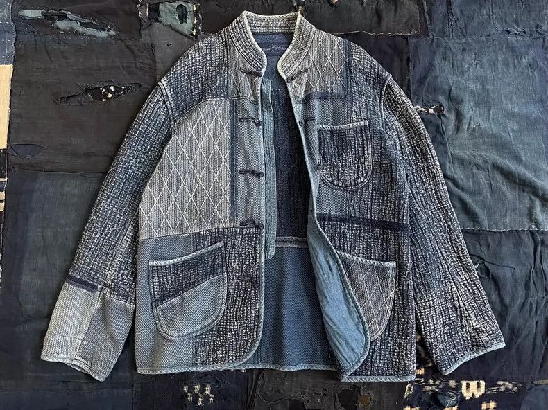 Porter Classic Porter Classic Sashiko Jacket in Blue Dye Size US M / EU 48-50 / 2 - 1 Thumbnail