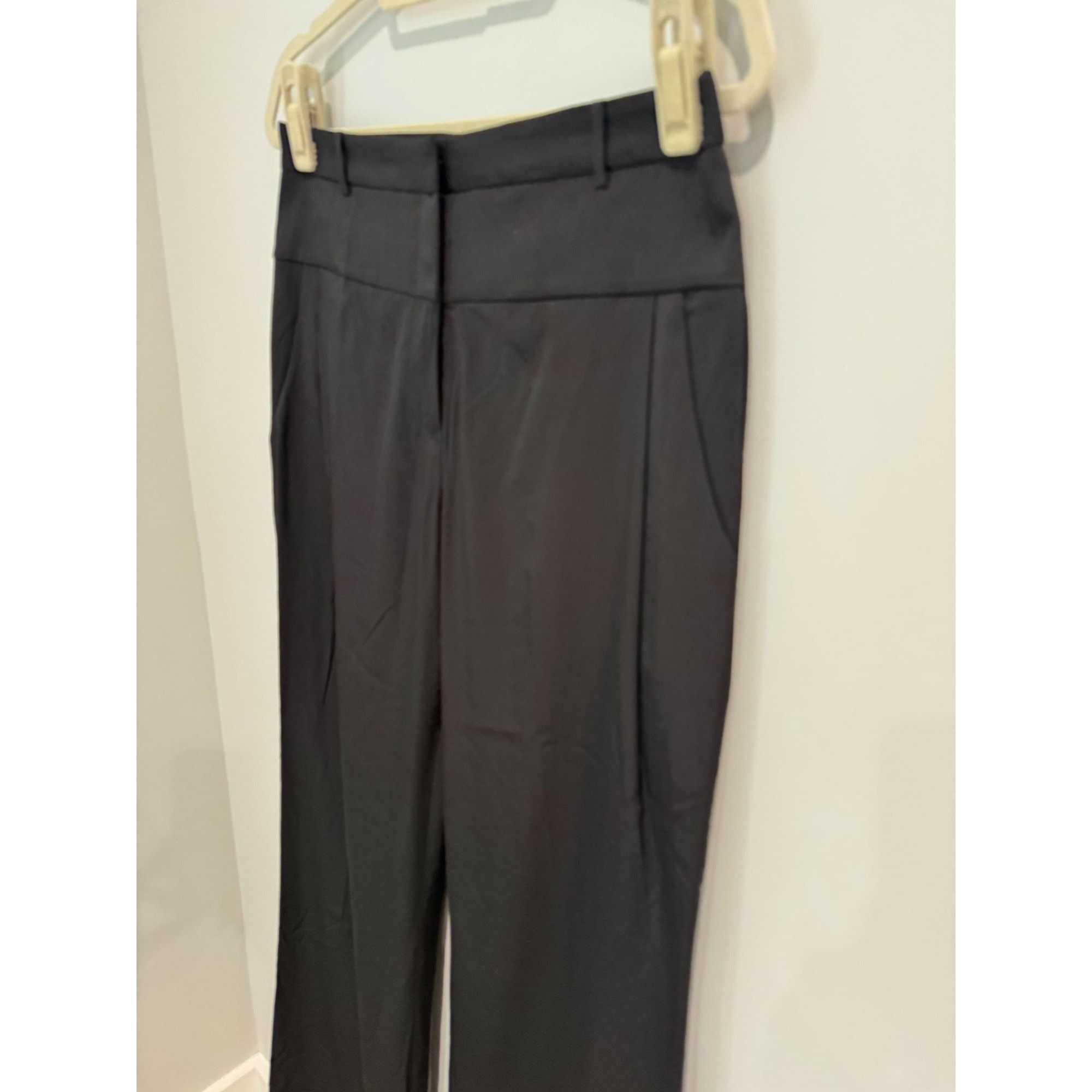 Halston Heritage Halston Heritage Wide Leg High Rise Pants, size 8 Size 30" / US 8 / IT 44 - 7 Thumbnail
