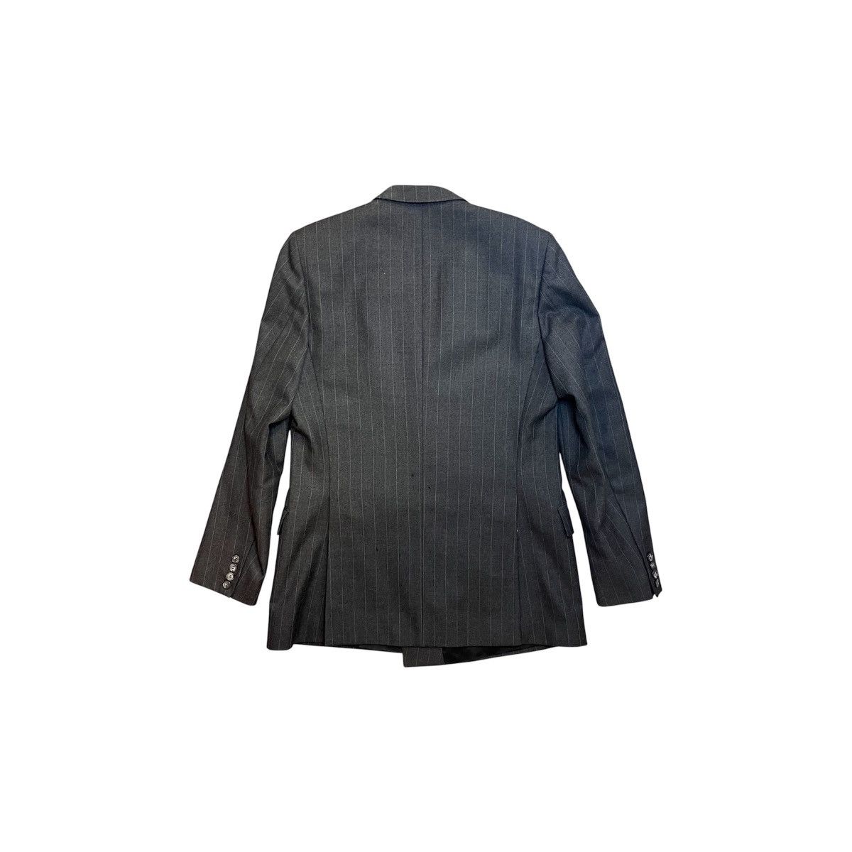 Christian Dior Monsieur Vintage Grey Christian Dior Monsieur Pinstripe suit, 70s/80s Size 40R - 2 Thumbnail
